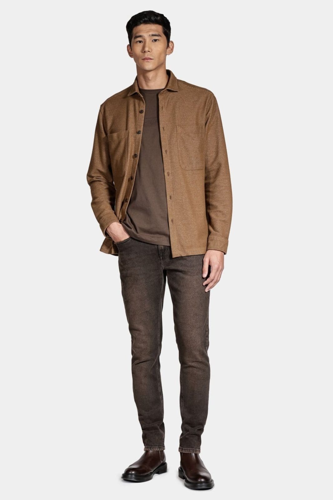 Vista 2 Calça Aramis Jeans Slim Red Black Dirty Preto Aramis preto red