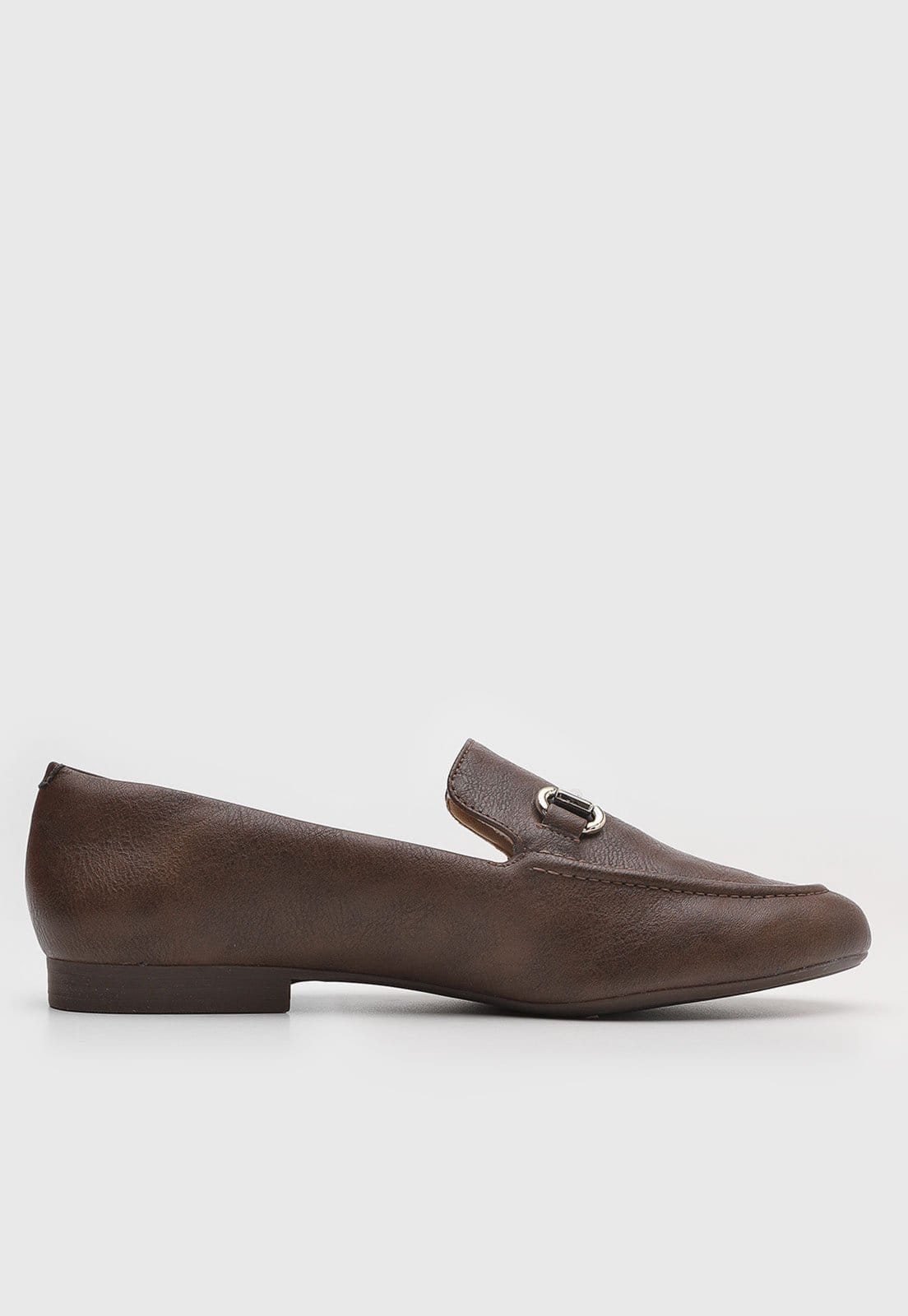 Vista 2 Mocassim Feminino Anacapri Detalhe Metálico Anacapri marrom