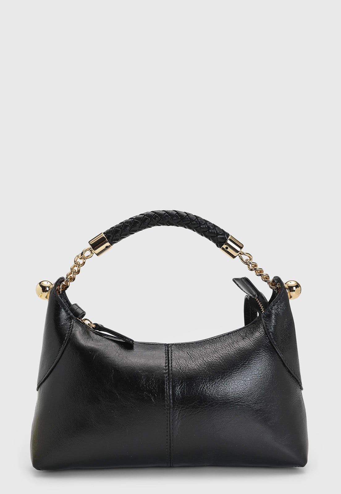 Bolsa Feminina Arezzo Alça Elo Dourado Preta