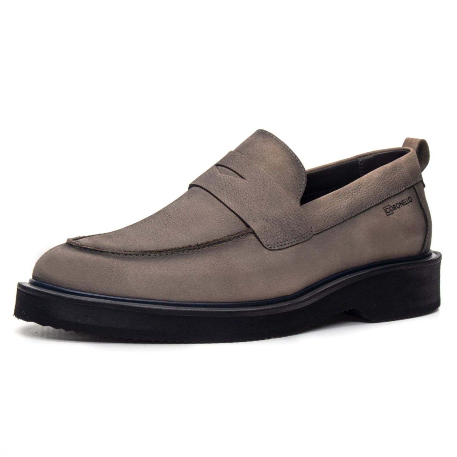 Loafer Masculino Louis Em Couro Selaria Cimento