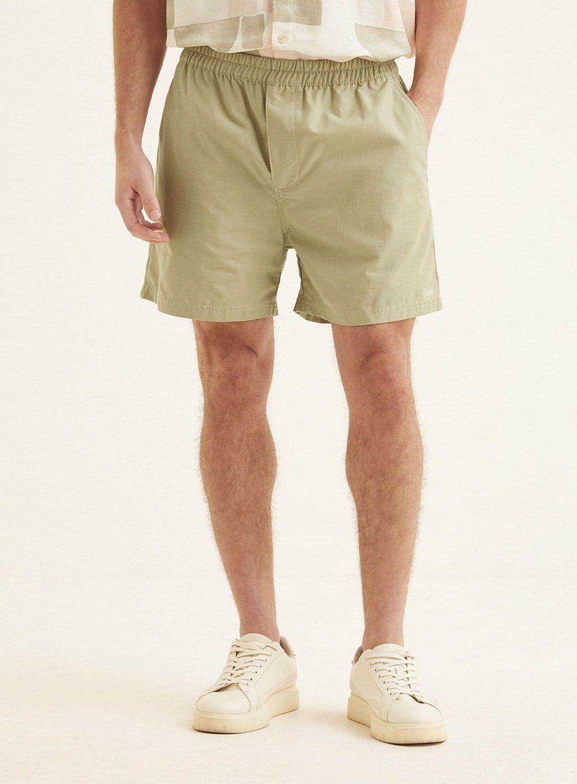 Vista principal Bermuda Masculina Alfaiataria Beachshort Triton Piantra Triton verde