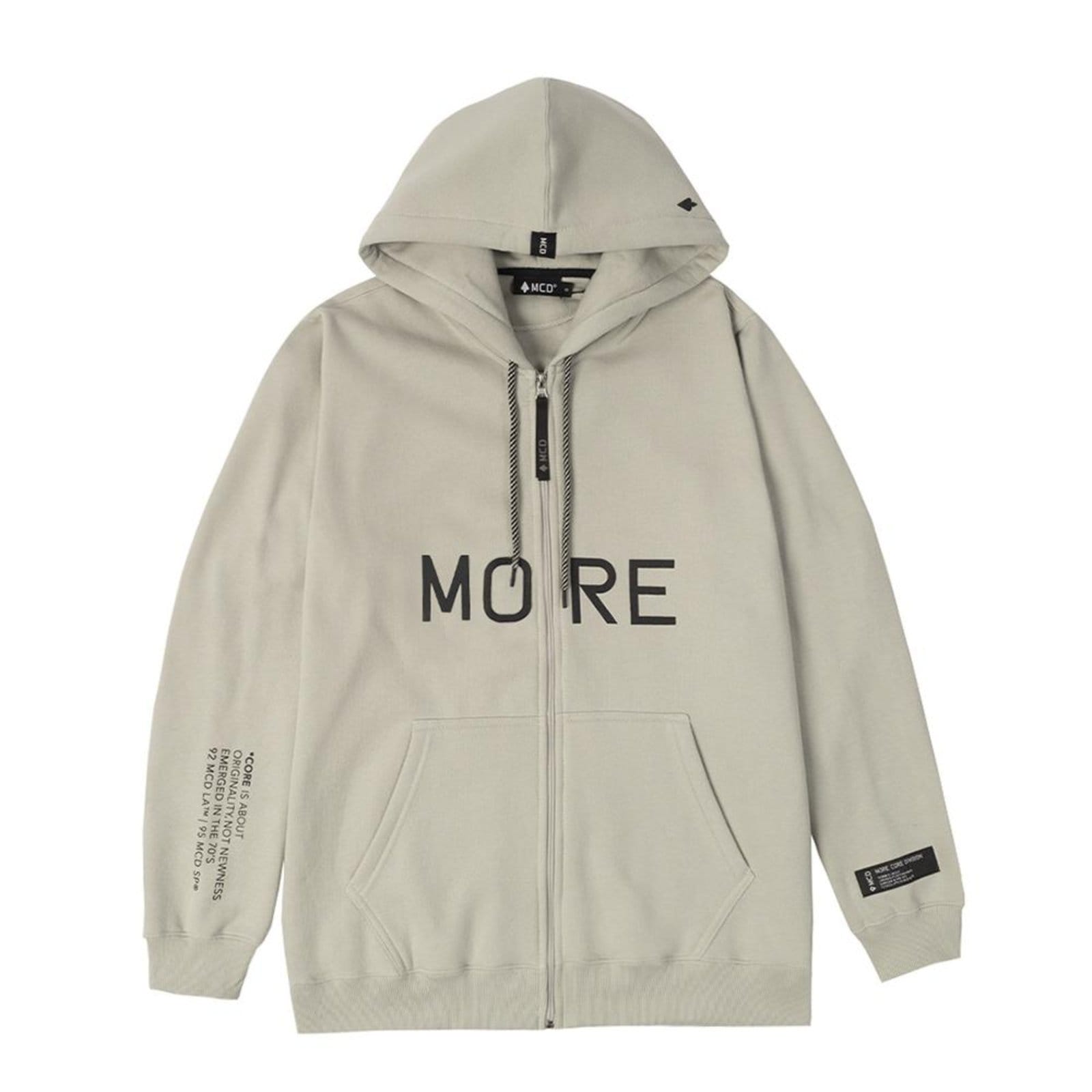 Moletom MCD Aberto More Core WT24 Masculino Cinza Stone