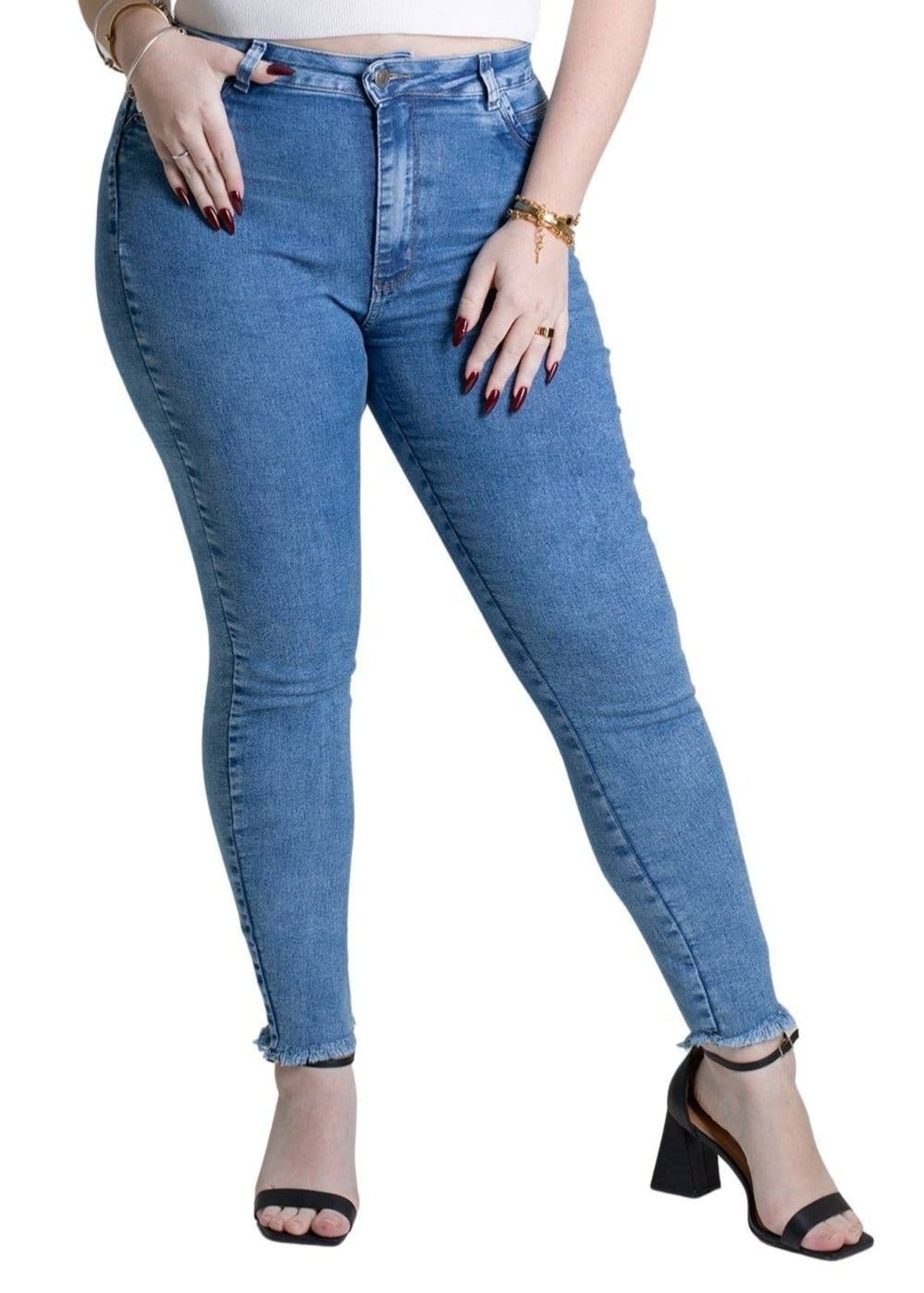Calça Jeans Sawary Plus Size - 279219