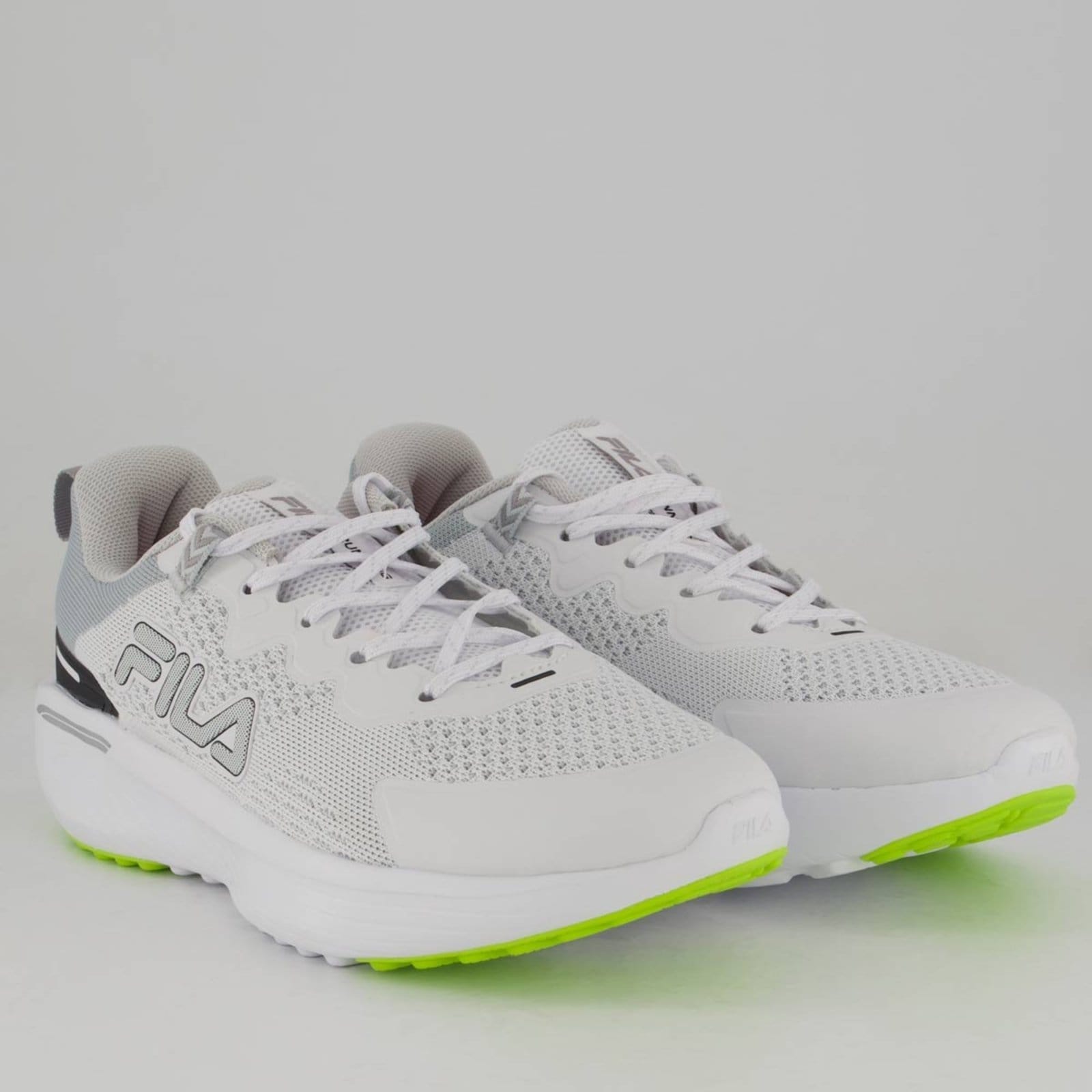 Vista 2 Tênis Fila Duality 2 Feminino e Cinza Fila branco