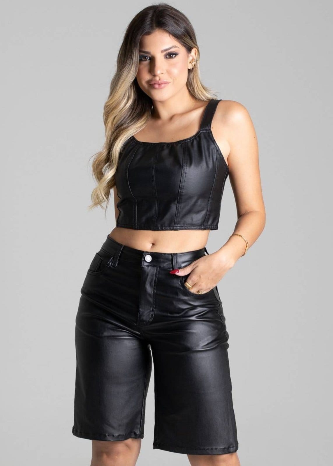 Vista principal Bermuda Bengaline Sawary - 277147 Sawary preto