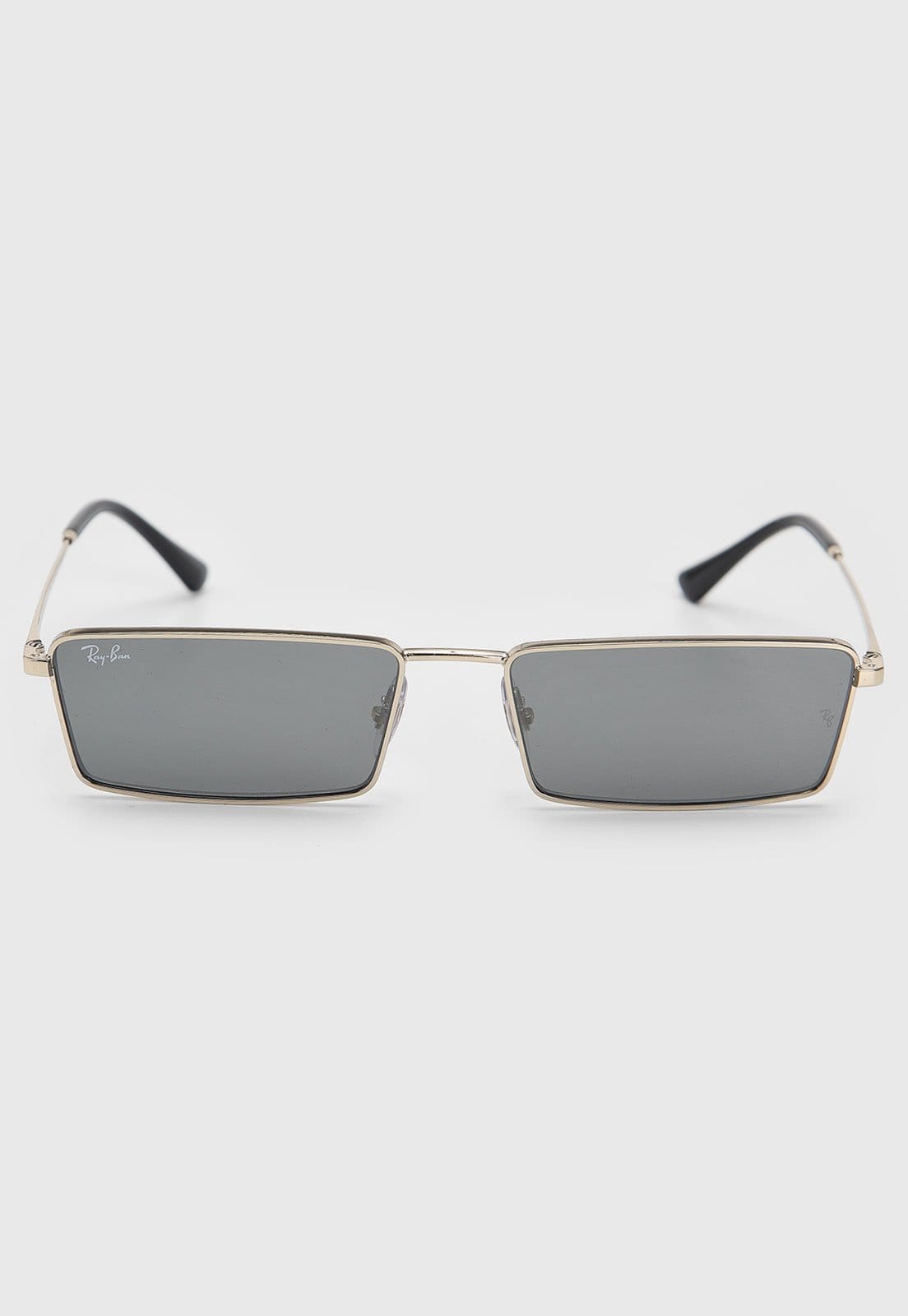 Vista 2 Óculos de Sol Feminino Ray-Ban Retangular Metal Ray-Ban dourado