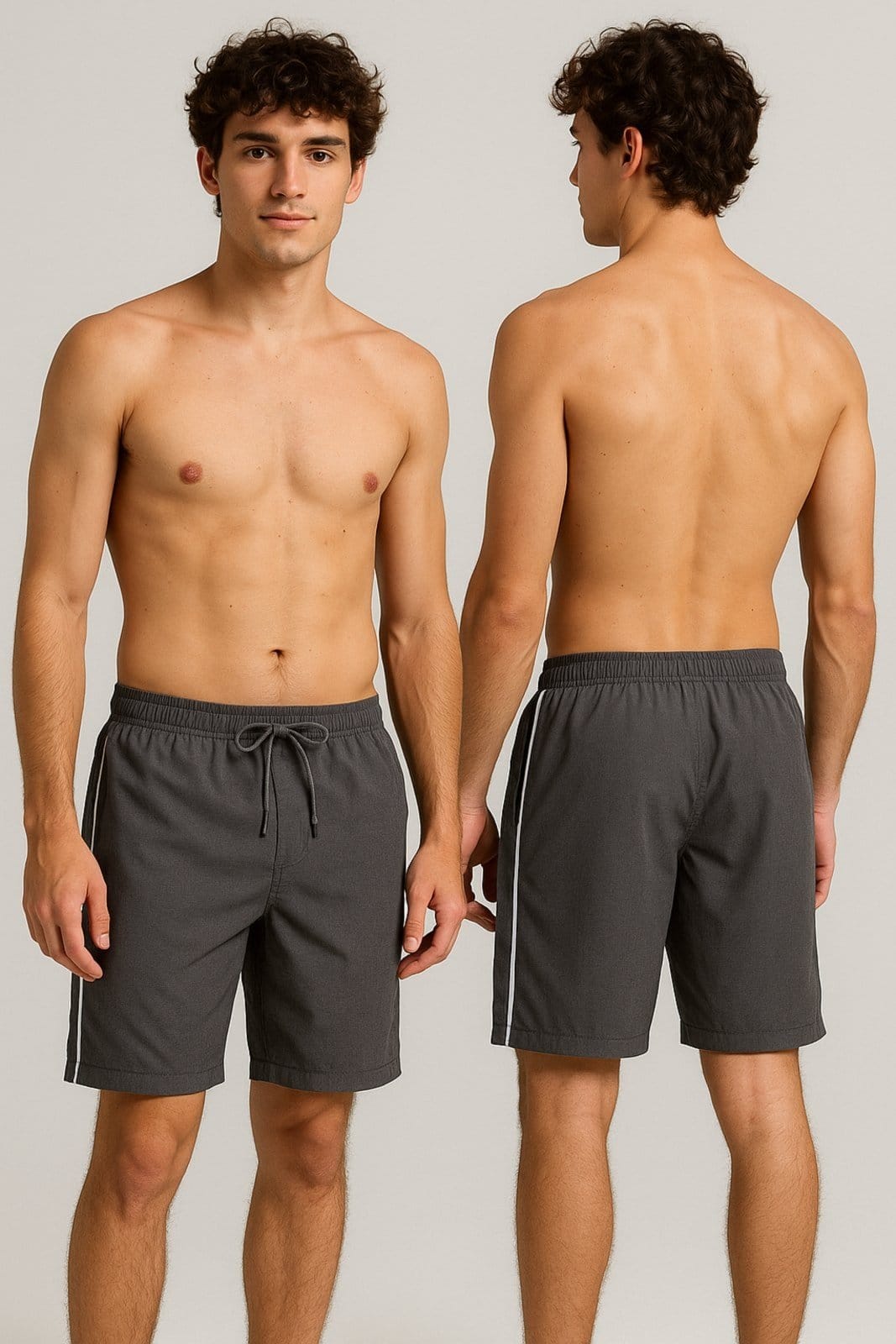 Bermuda Tactel D Bell Outlet Fashion Sport Masculina Cinza