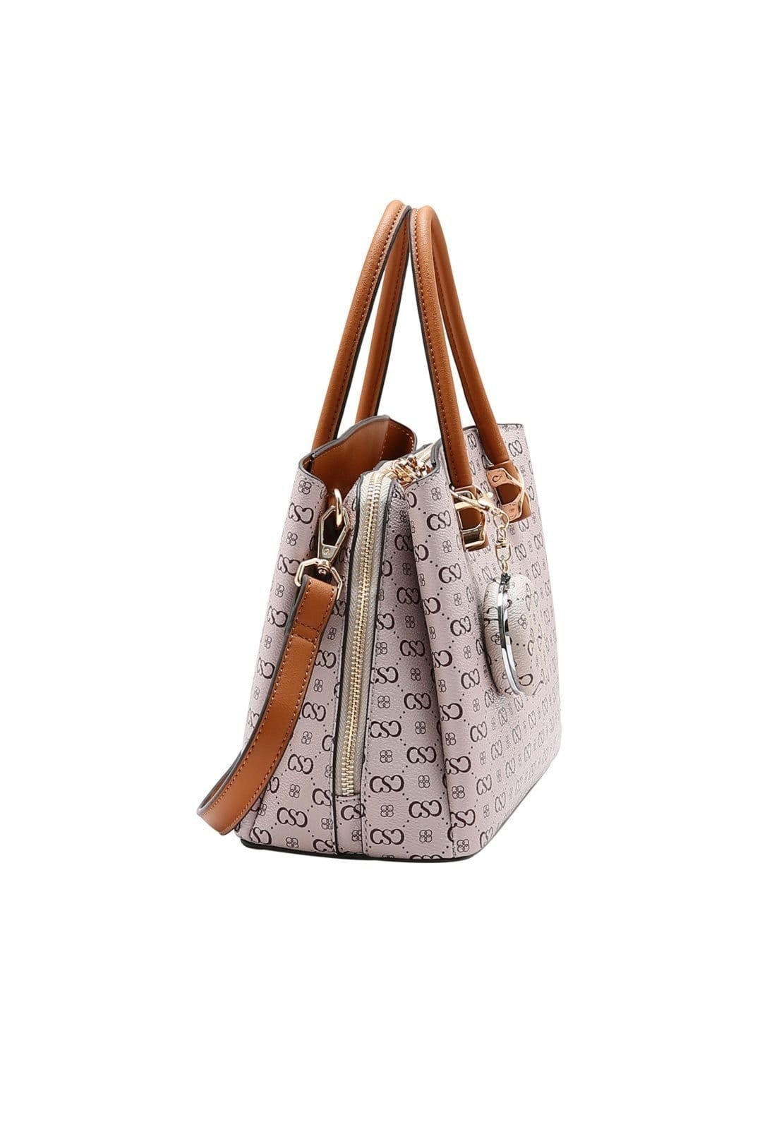 Vista 2 Bolsa Feminina Chenson Monograma Elegance 3485407 Chenson preto