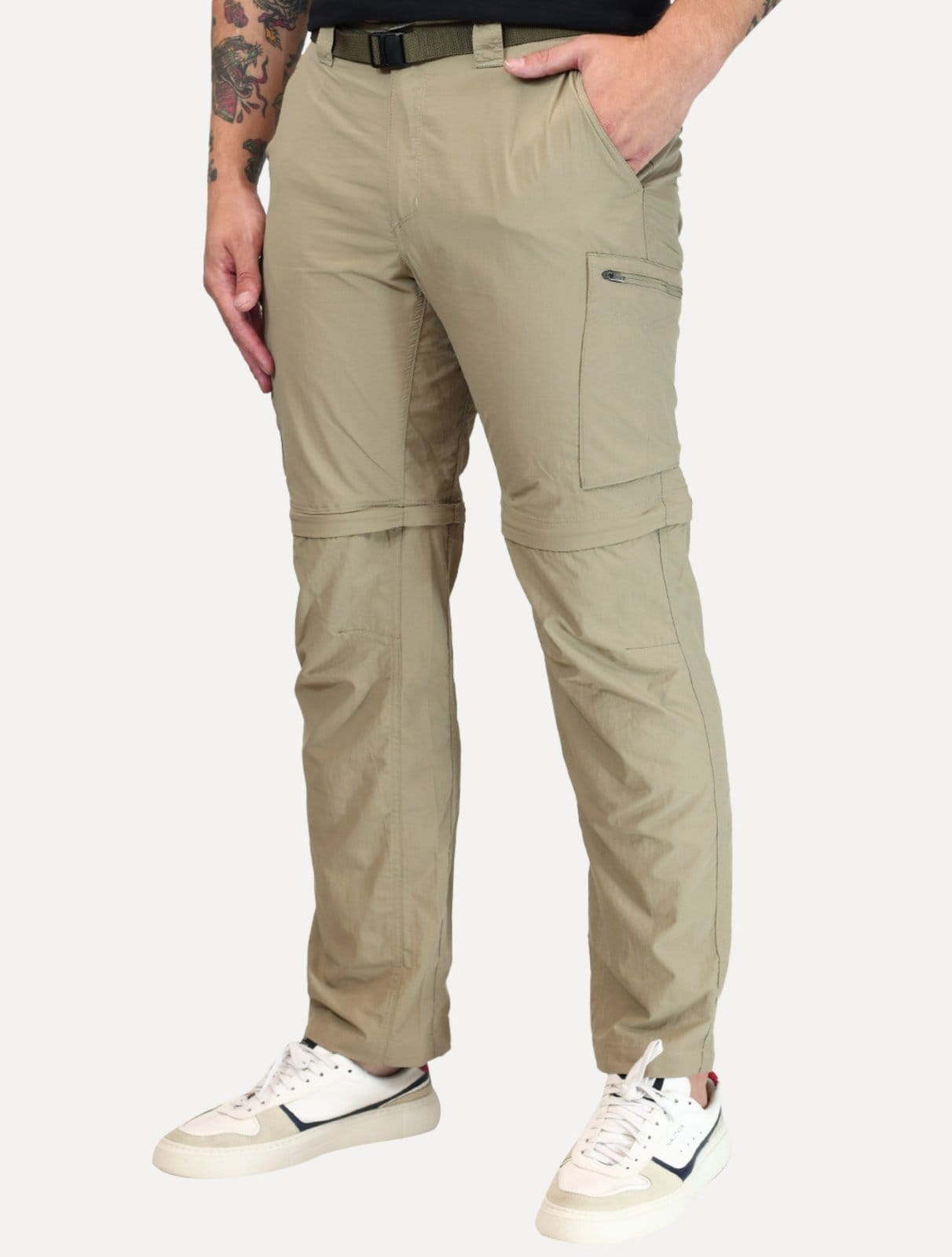 Calça Columbia Masculina Silver Ridge Convertible Tusk Areia