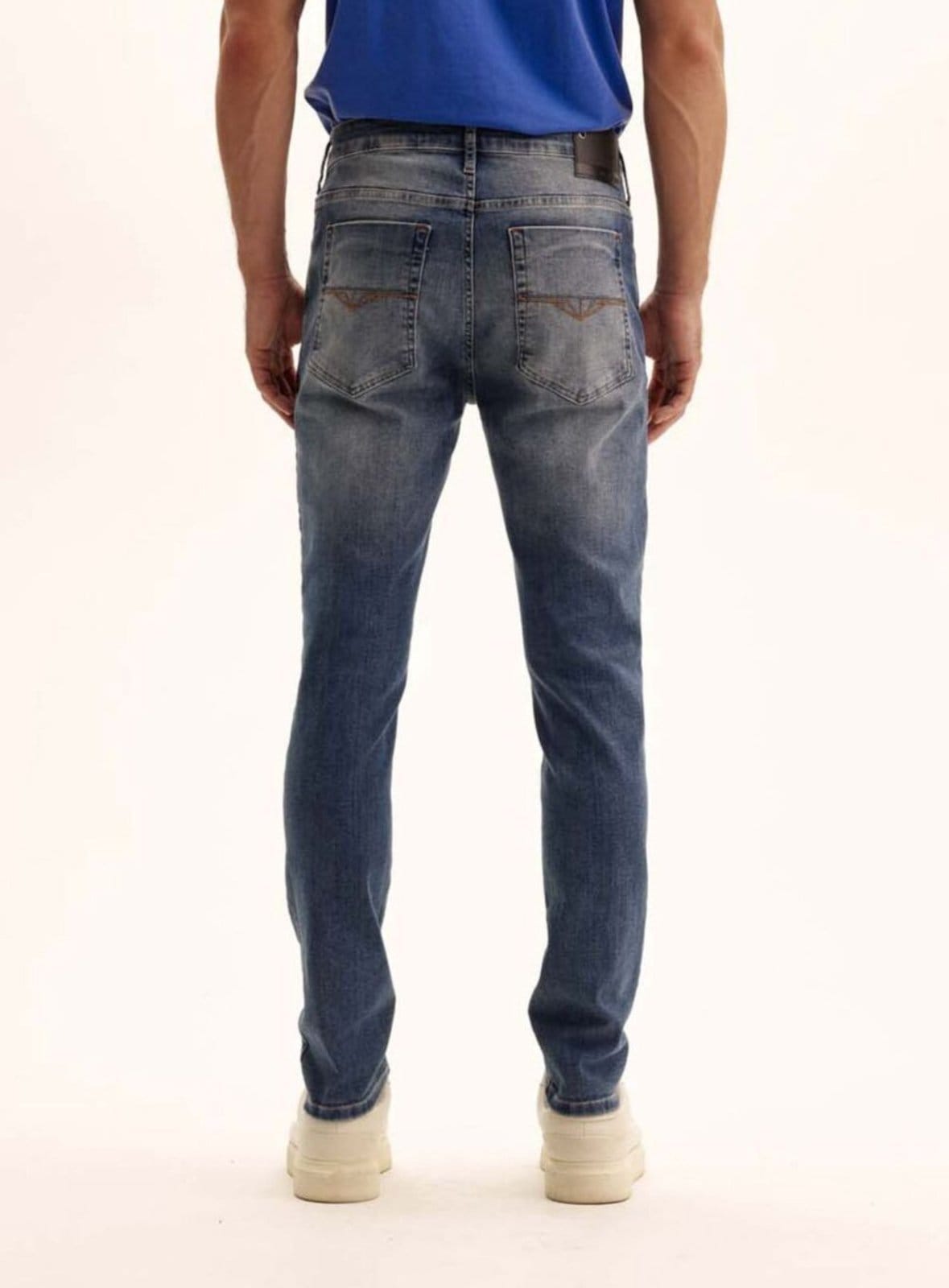 Vista 2 Calça Jeans Masculina - Jonas Triton Indigo Triton azul indigo