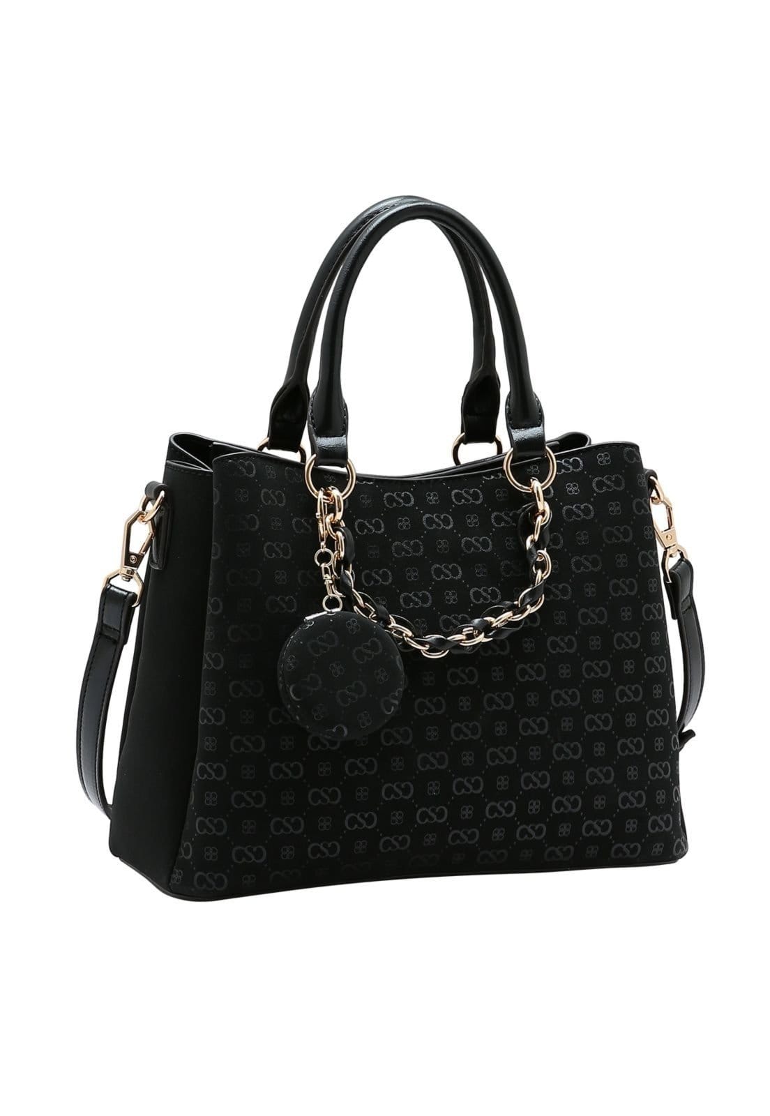 Bolsa Feminina Chenson Relevo Monograma Mão 3485433