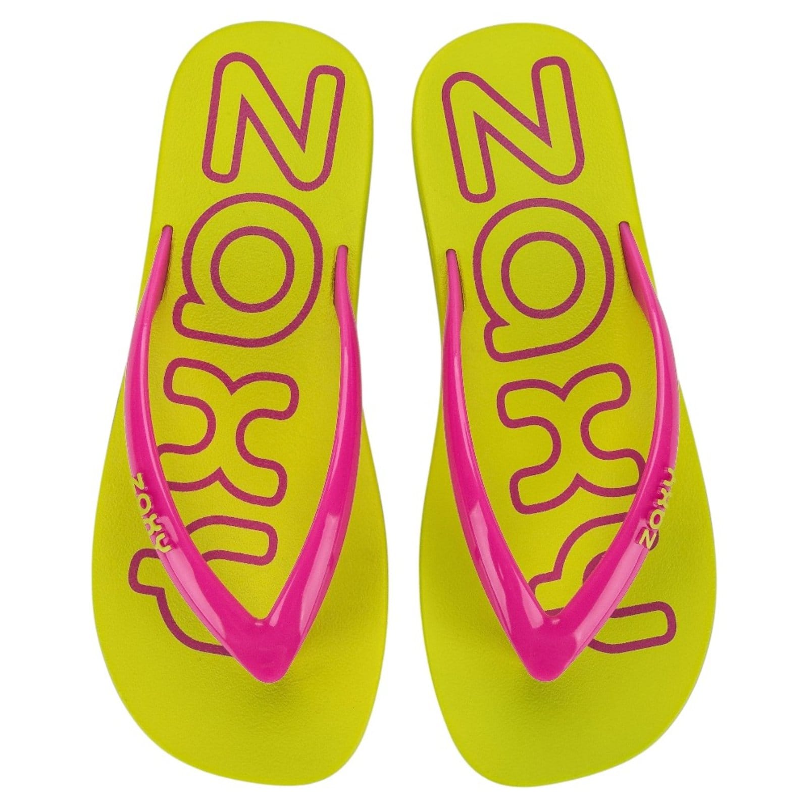 Vista 2 Chinelo Feminino Zaxy Start 19337 Grendene amarelo