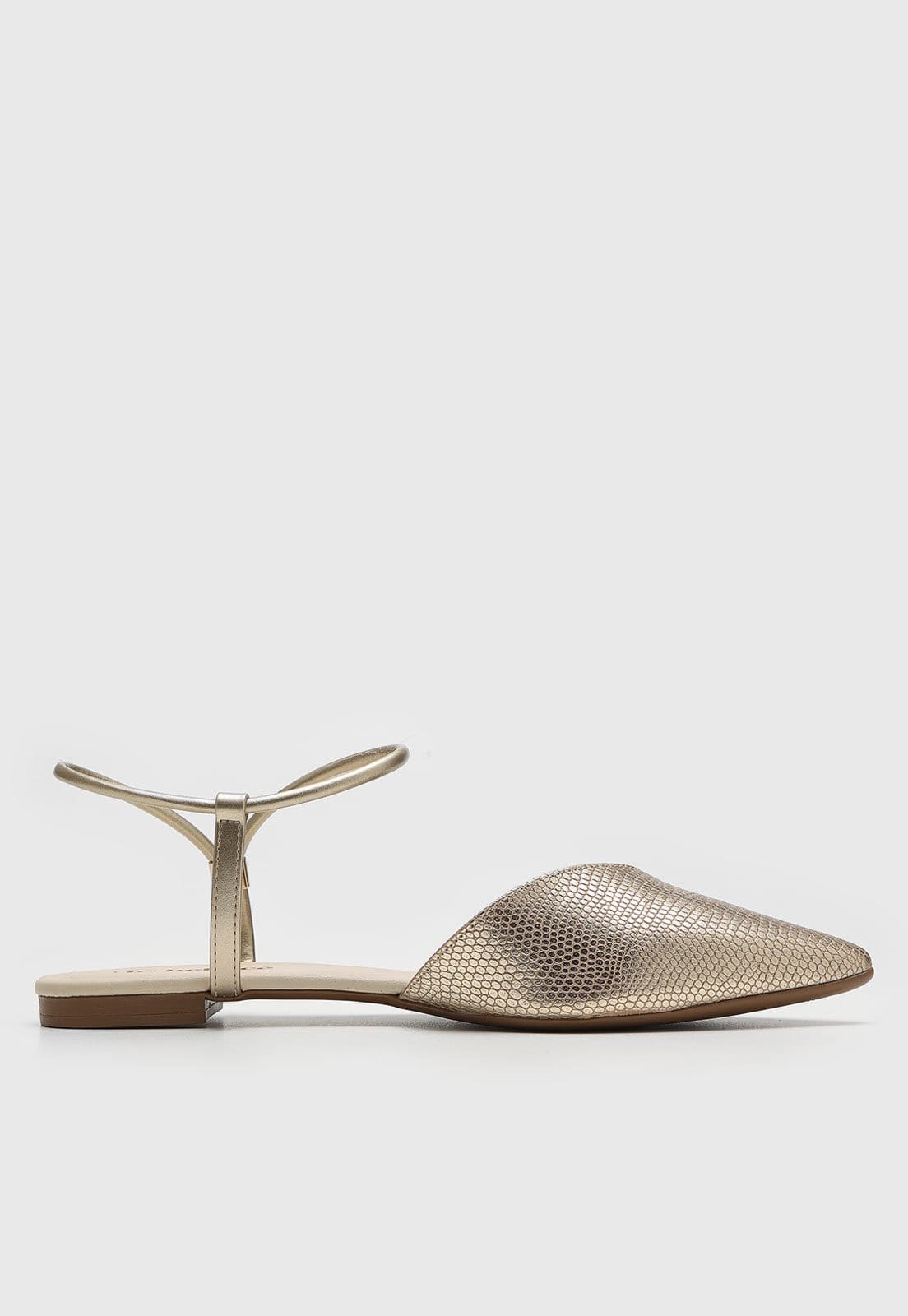 Vista 2 Sapatilha Slingback cê Ajuste Dourada BEBECÊ dourado