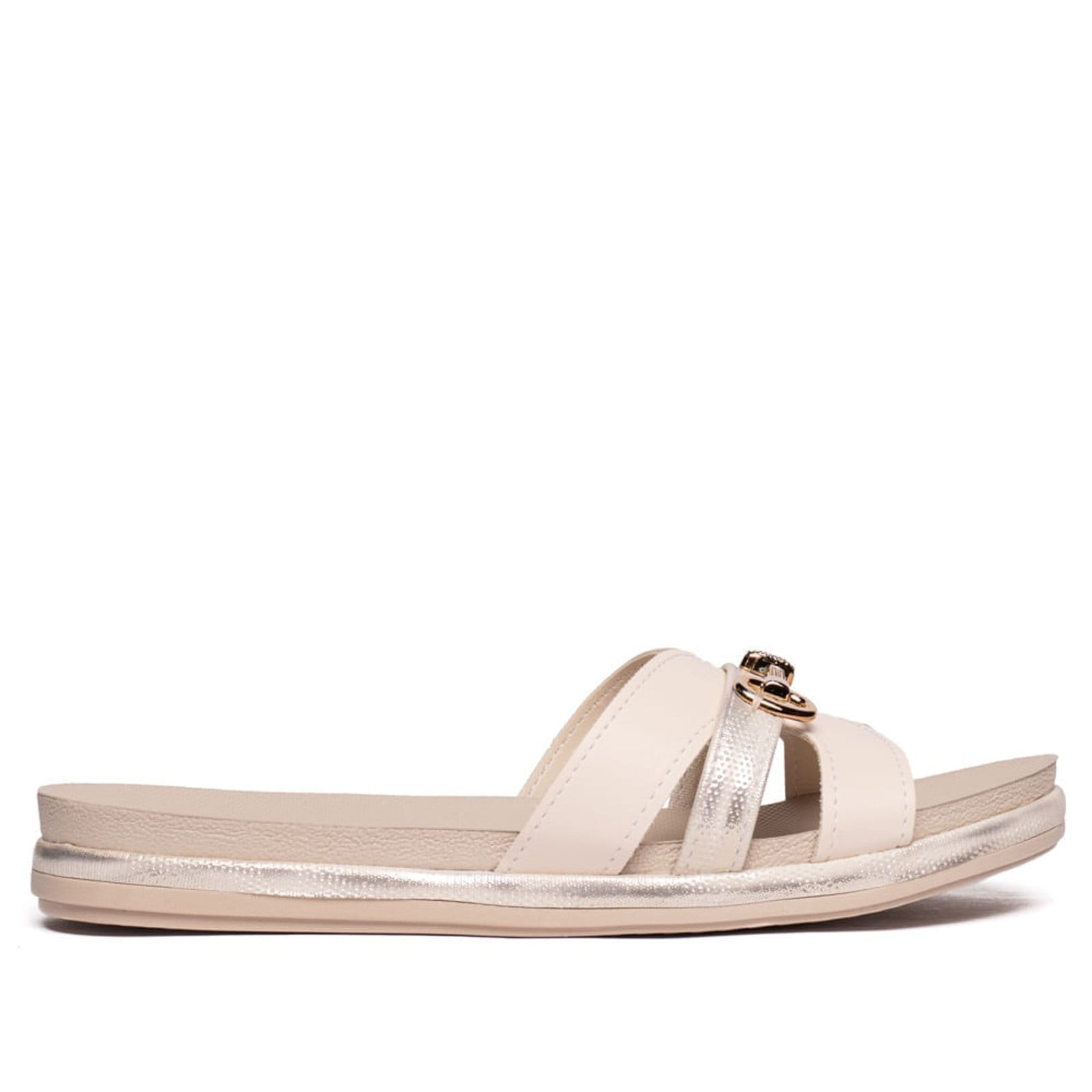 Vista 2 Chinelo Slide Feminino Mississipi Flatform Glitter MISSISSIPI bege