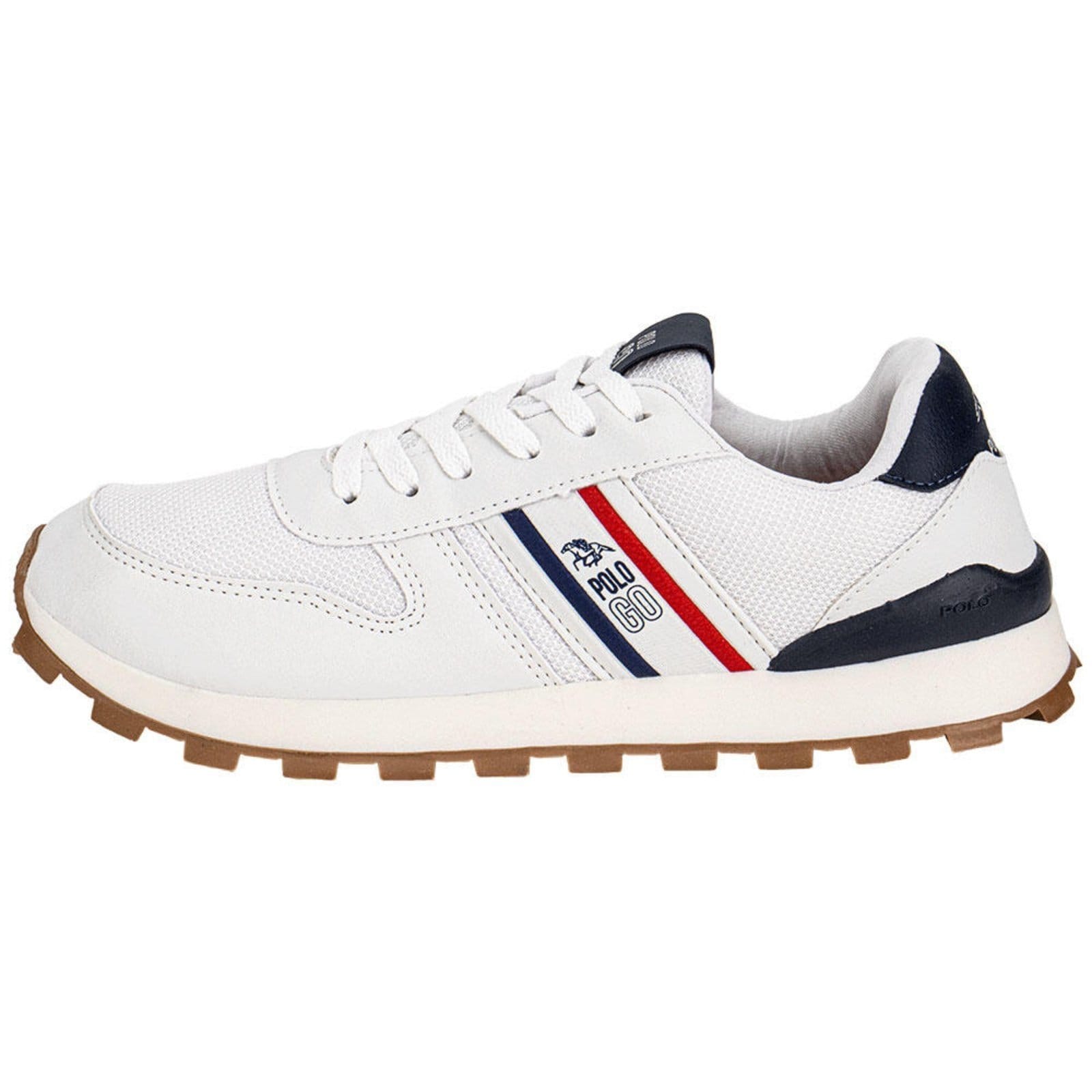 Vista 2 Tênis Masculino Casual Polo Go Go477 6740477 POLO GO branco