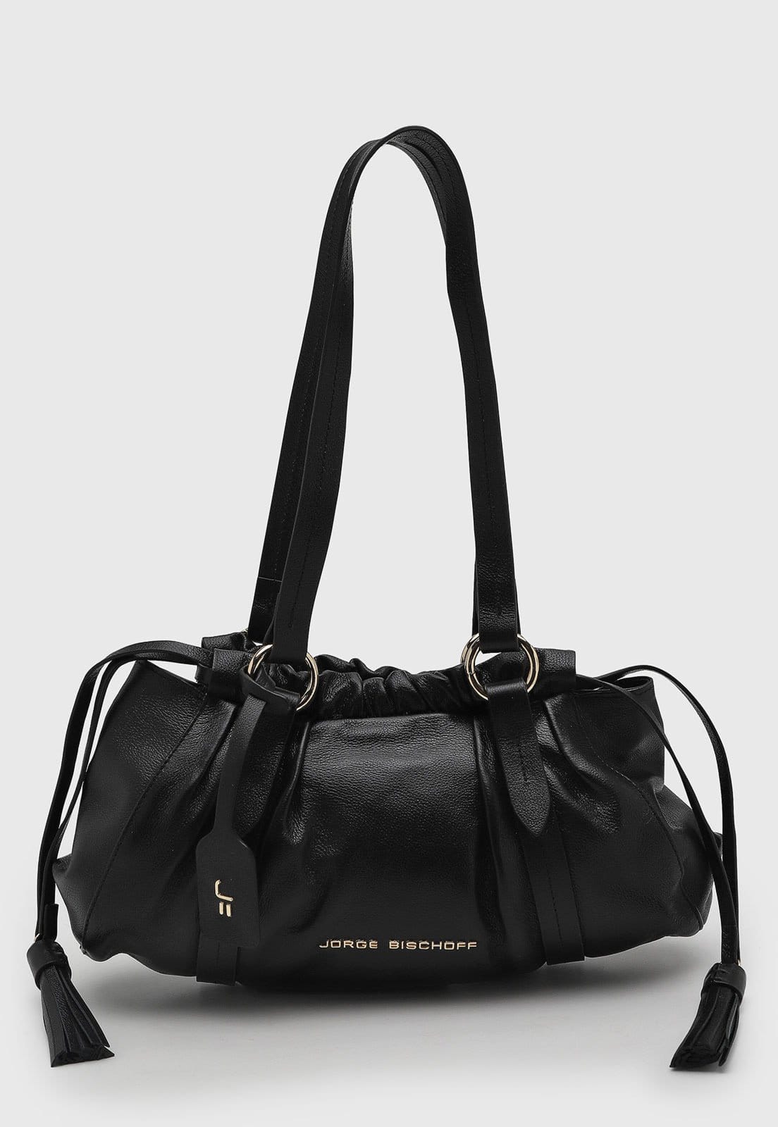 Bolsa Média Feminina Jorge Bischoff Franzido Preta