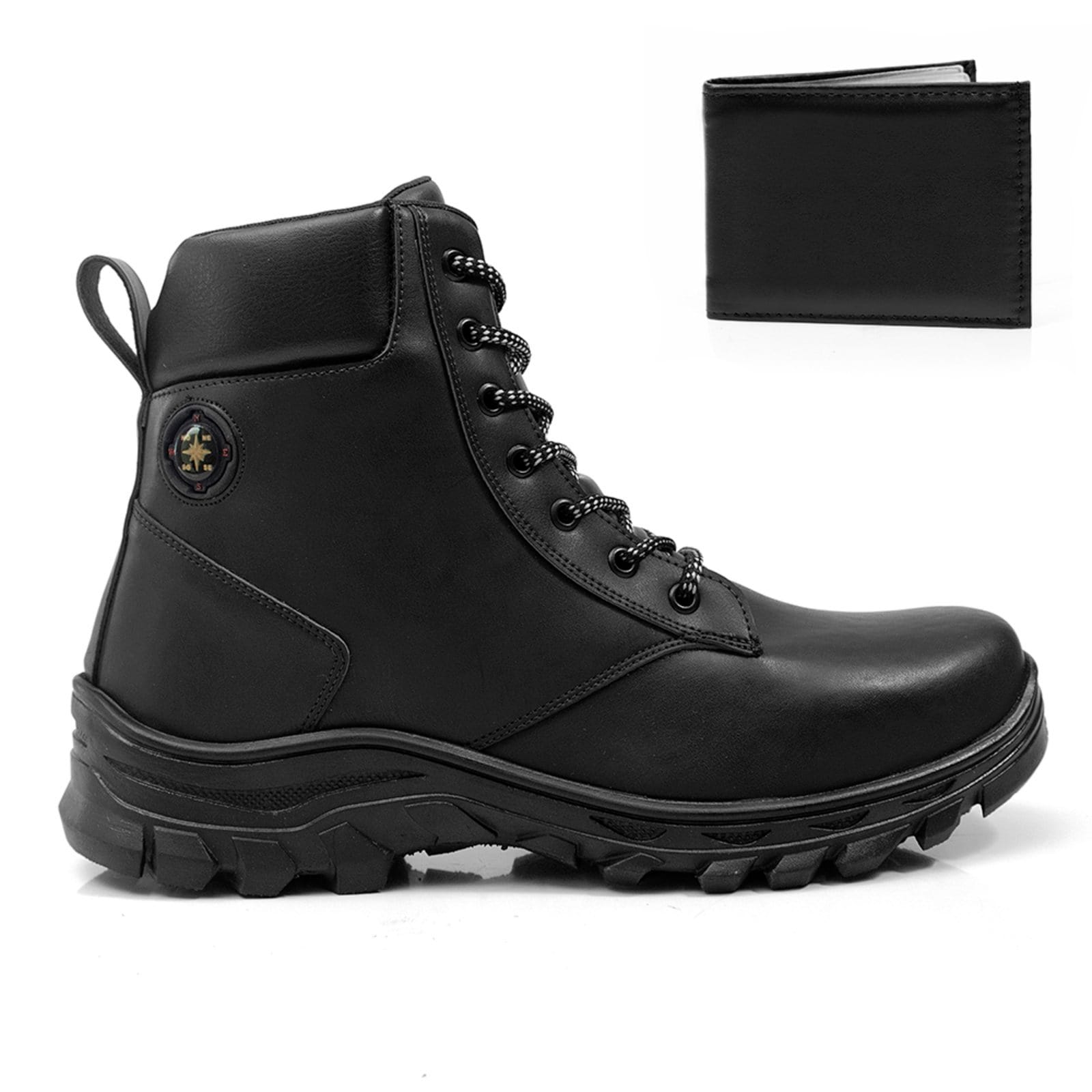 Vista principal Bota Masculina Bredeni Adventure Canyon Com Carteira BREDENI preto