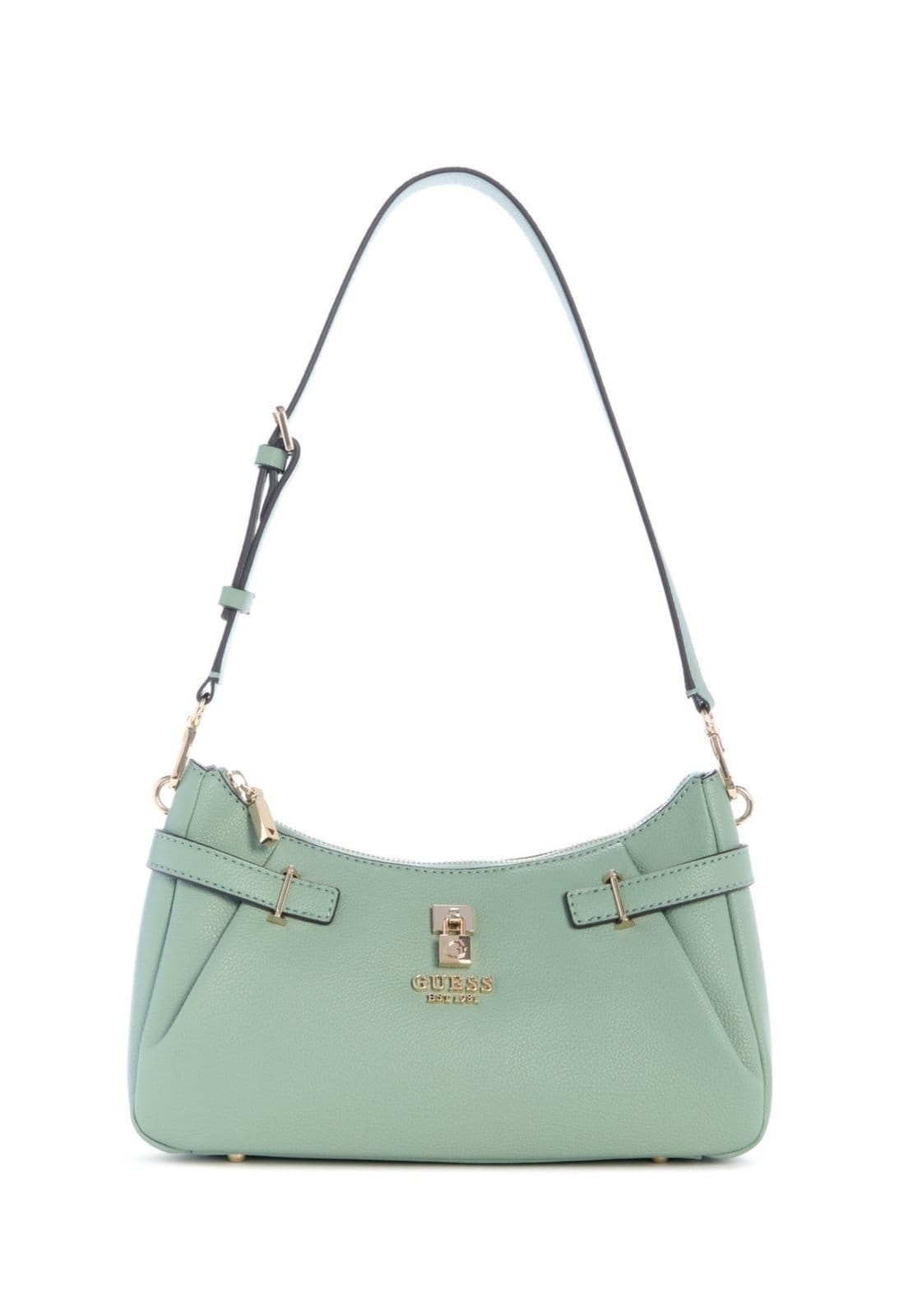 Vista principal Bolsa Guess Yesba Shoulder Bag Claro Guess verde