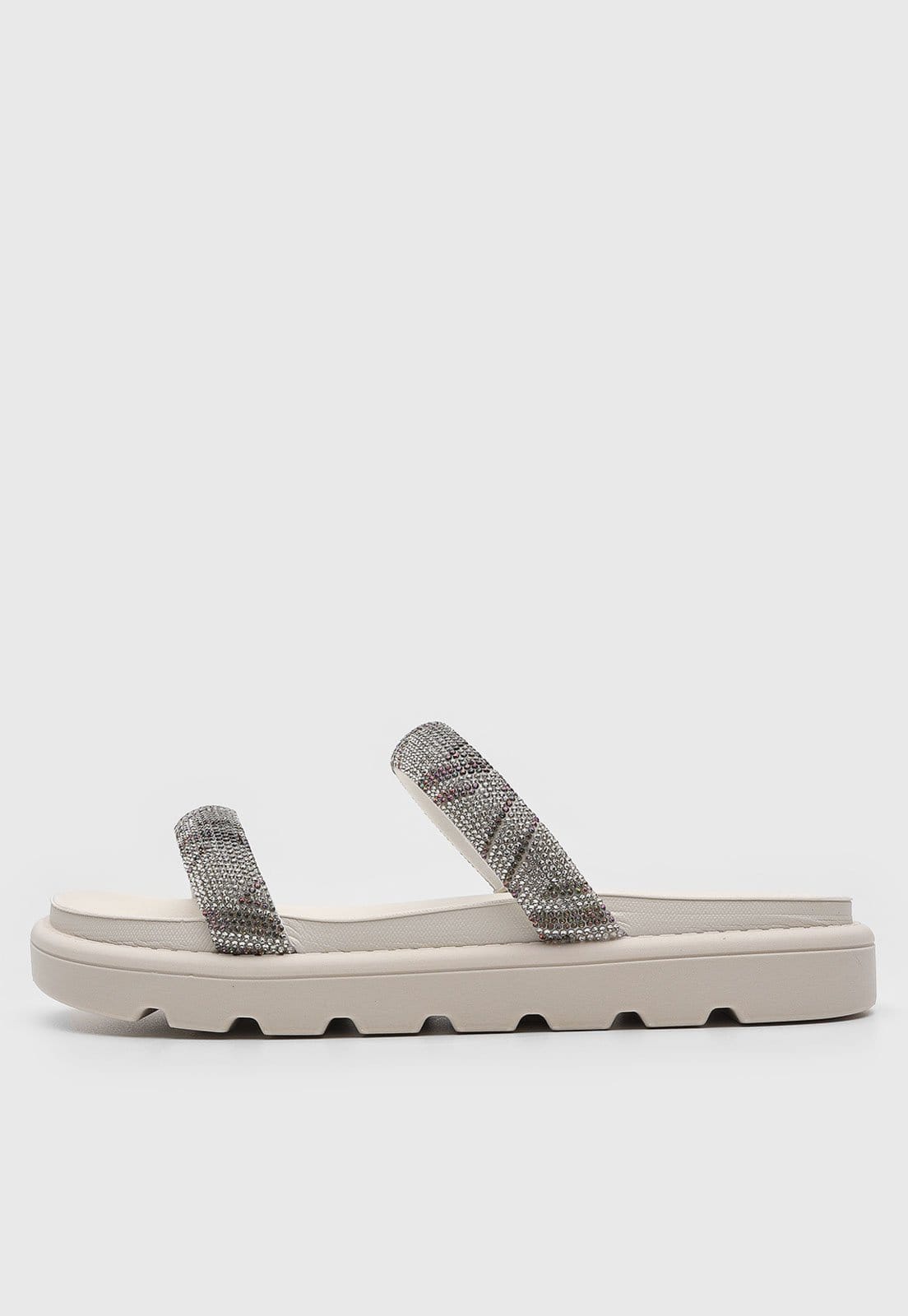 Vista principal Rasteira Anabela Vizzano Hotfix Off-White VIZZANO off-white white