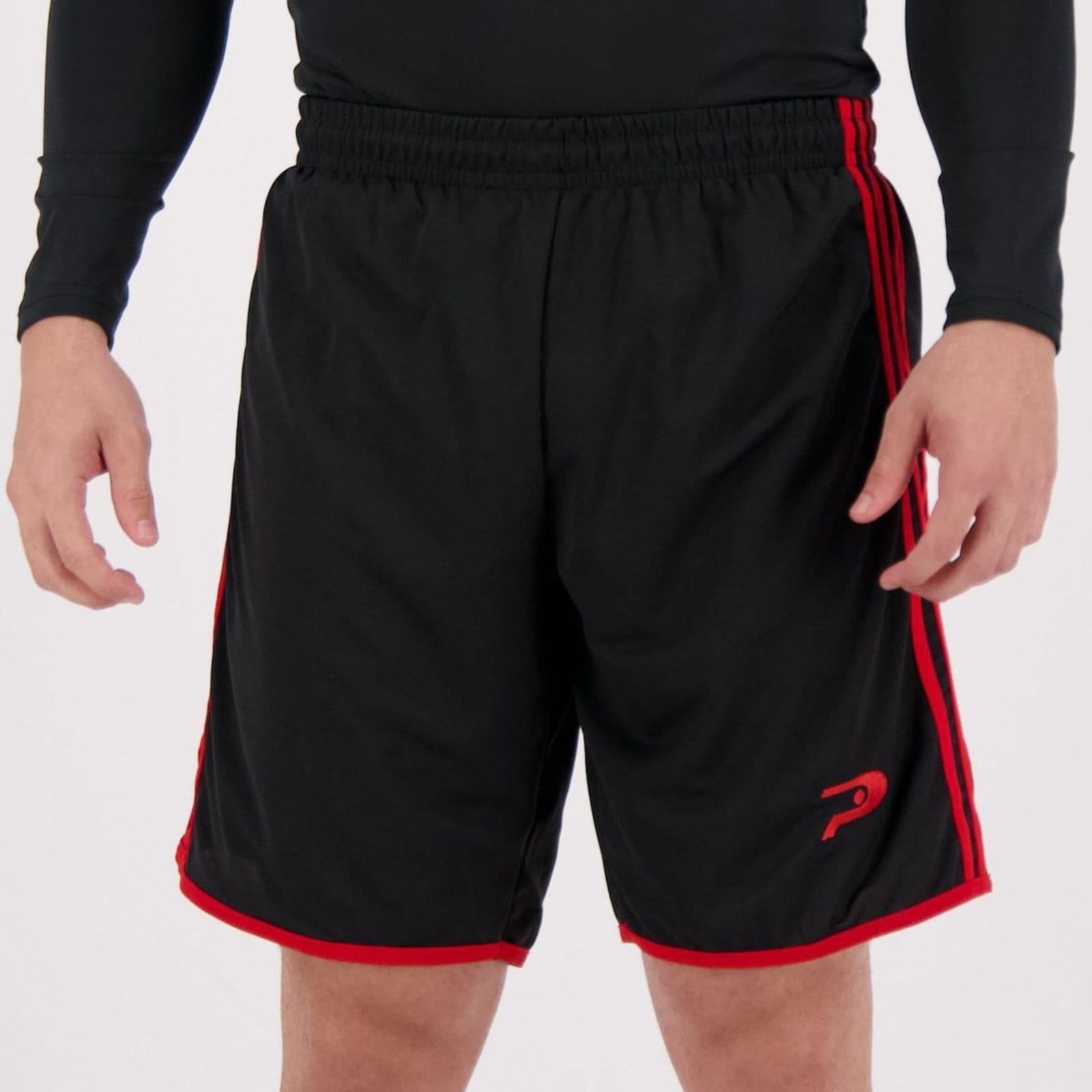 Calção Placar Taruma e Vermelho