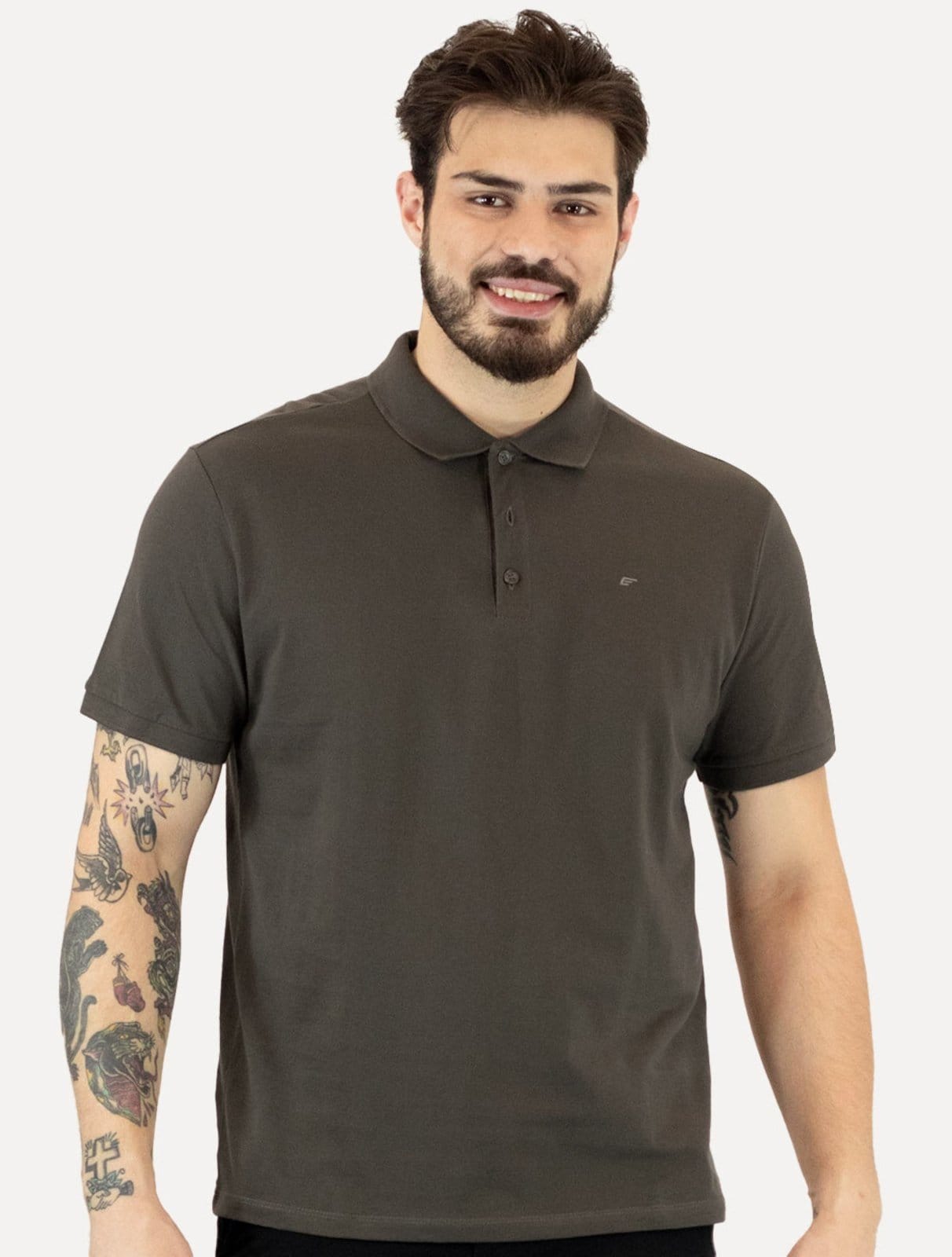 Polo Ellus Masculina Piquet Classic Easa Médio
