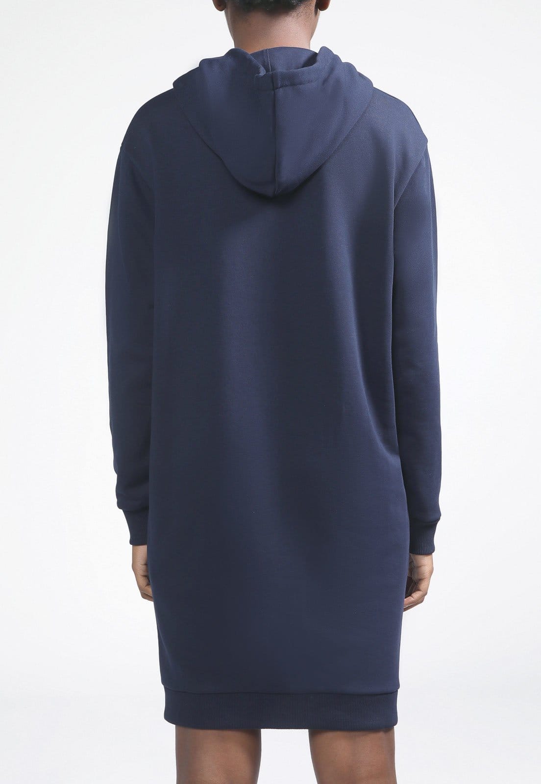Vista 2 Vestido de Moletom AX ARMANI EXCHANGE Curto Capuz Azul-Marinho AX ARMANI EXCHANGE azul marinho