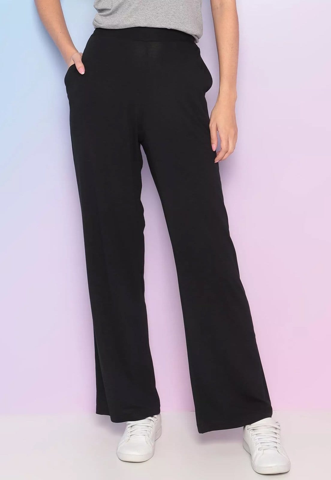 Calça Maria Paes Pantalona Longa