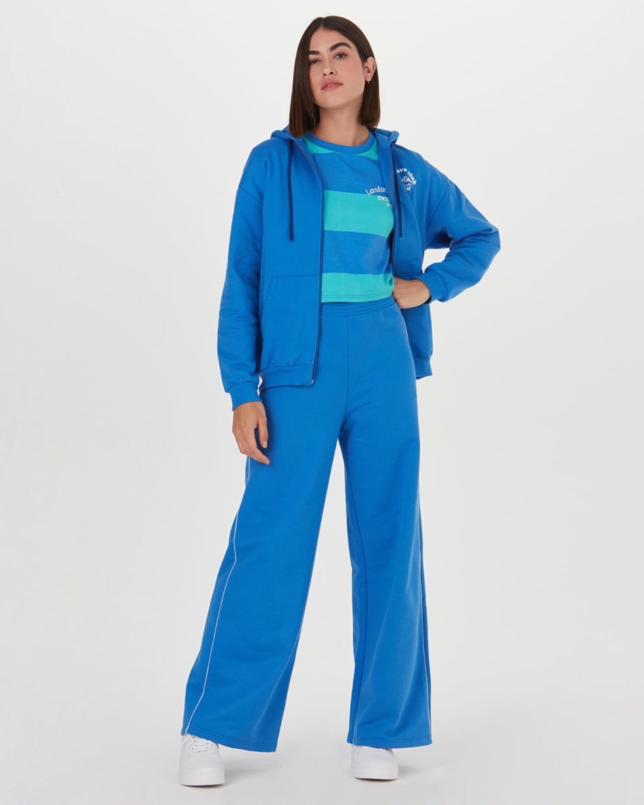 Jaqueta Feminina Oversized Self Love Club Em Moletom Flanelado - 2