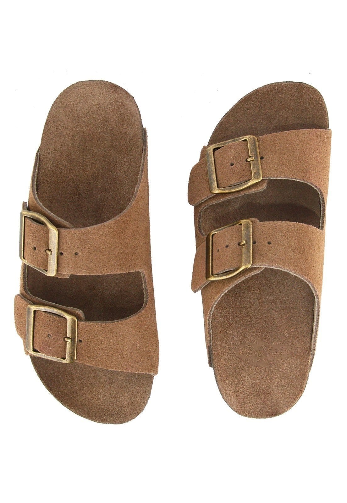 Vista 2 Infantil - Papete Sandália em Couro Acolchoada Maria Paula Areia MARIA PAULA nude