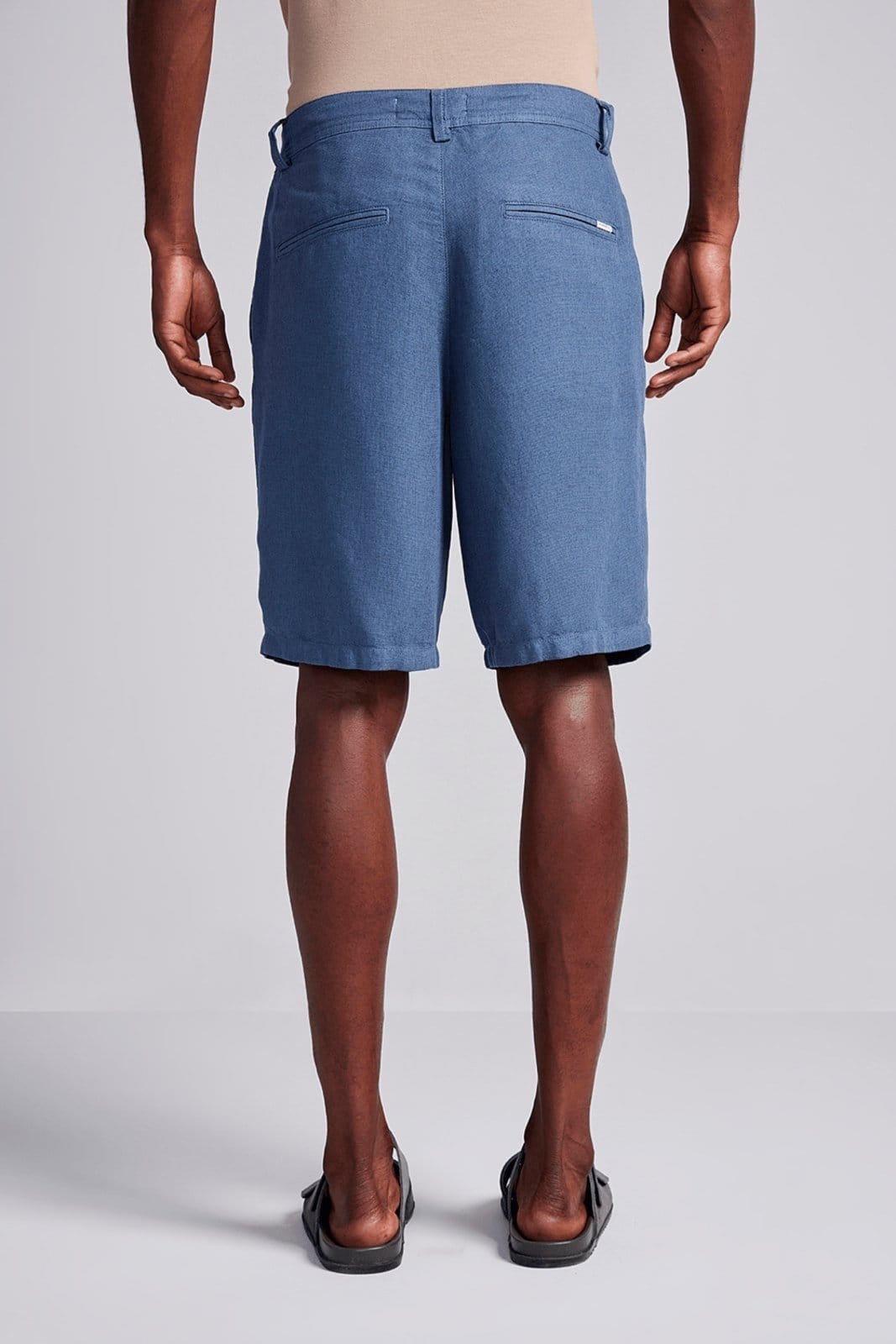 Vista 2 HIGHSTIL Bermuda Linen Blend Relax Celeste HIGHSTIL azul