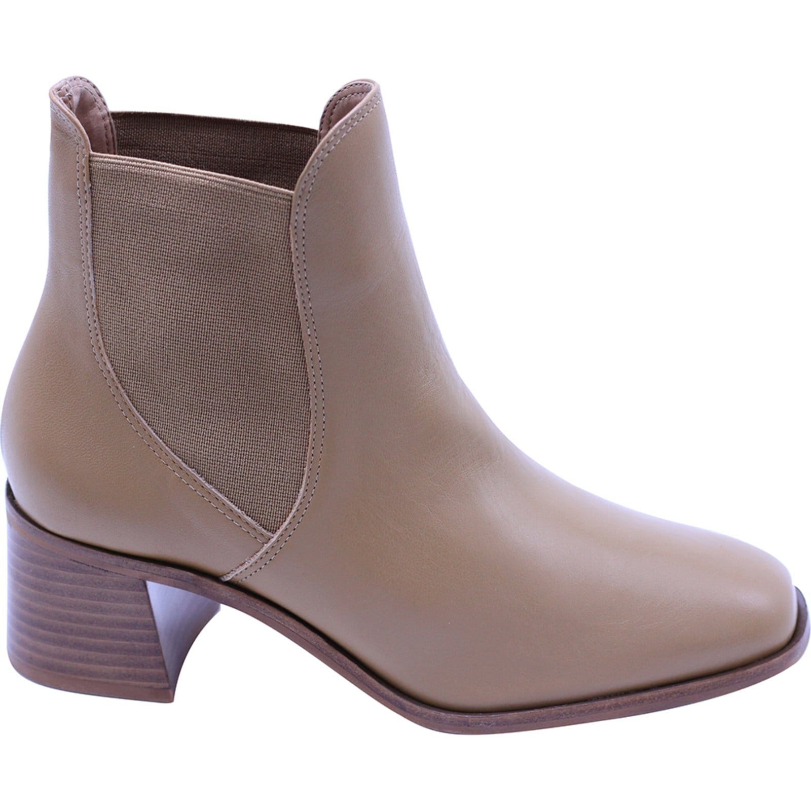 Vista principal Bota Caramelo Couro Cano Curto Tabita 11223058 Claro Tabita marrom