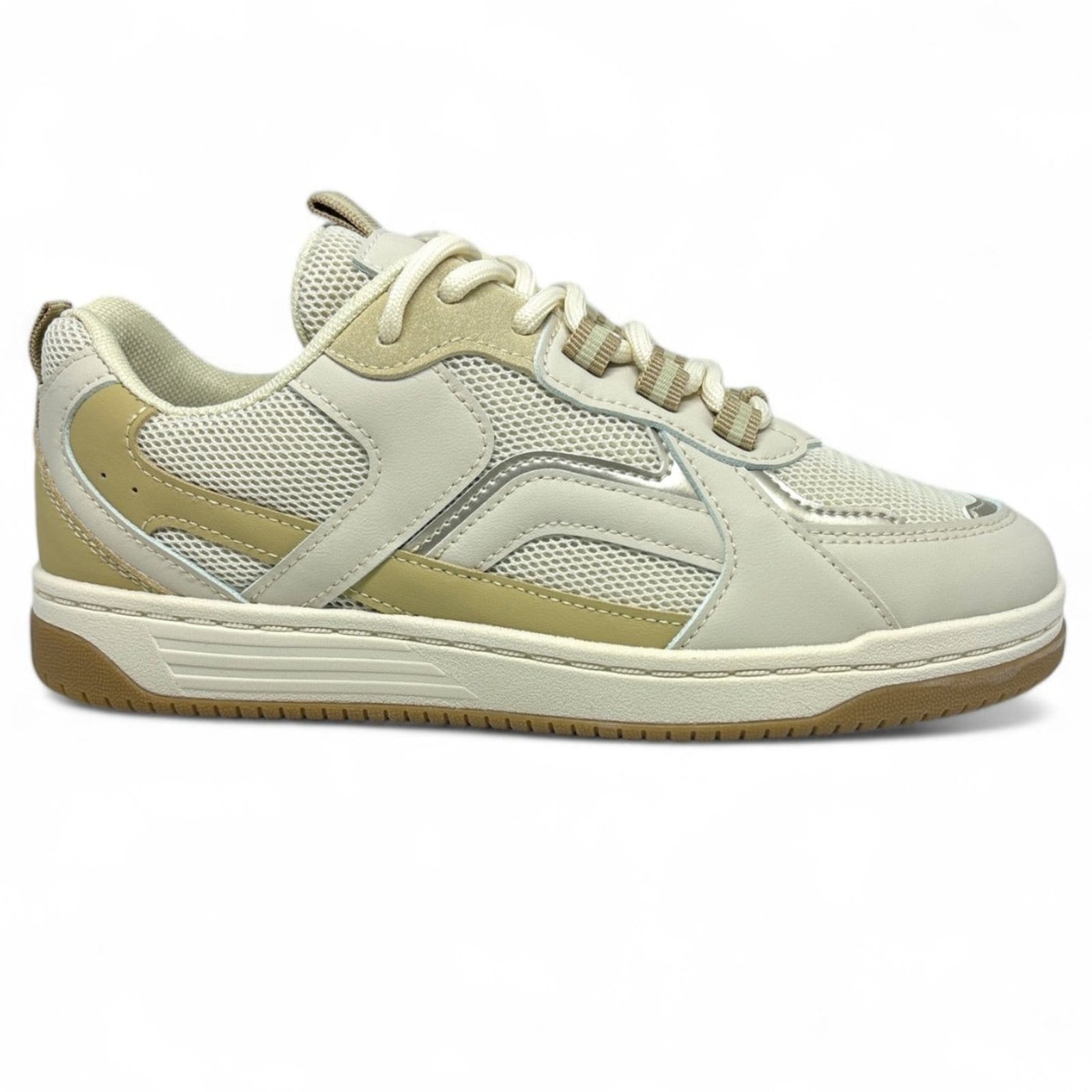 Vista 2 Tênis Feminino Sola Alta Ramarim 2563132-3 RAMARIM bege multicolor