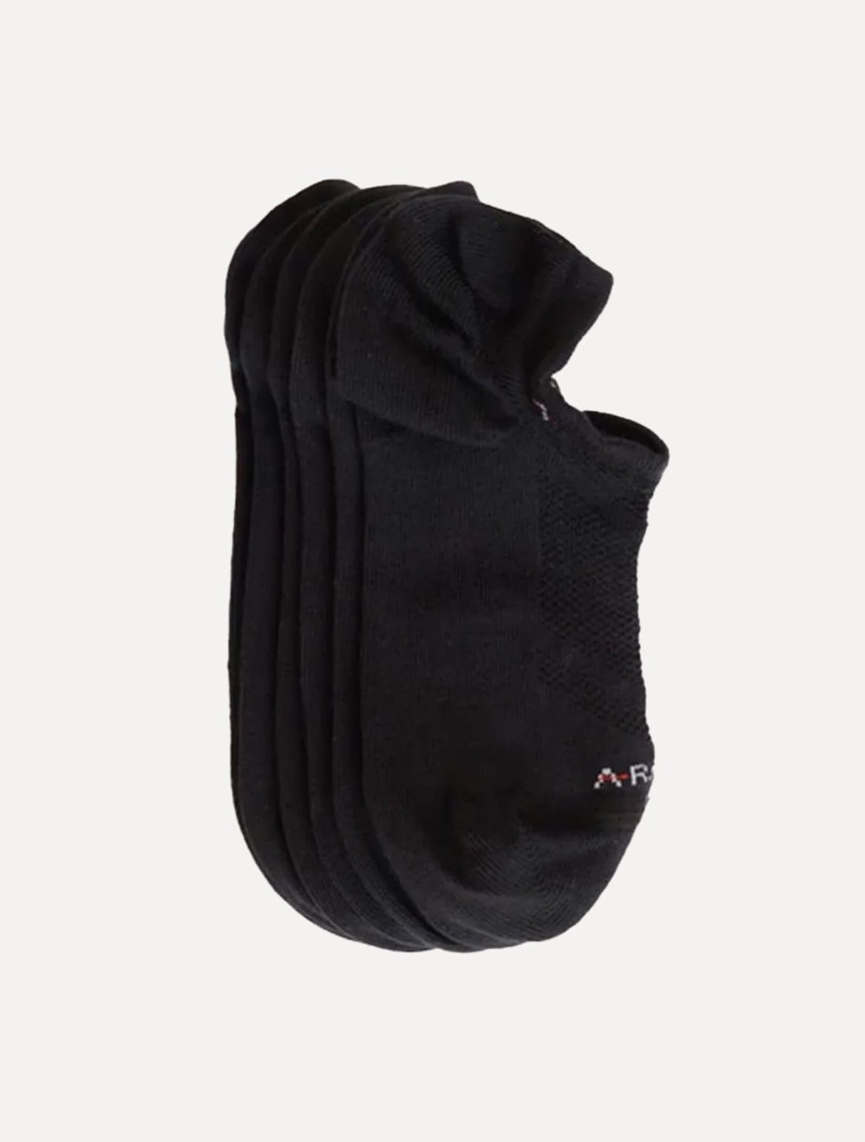 Meia Aramis Masculina Invisível Sport Preta Kit 3 Pares