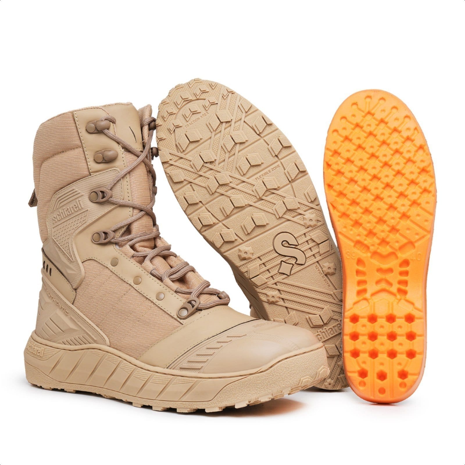 Bota Masculina Adventure Areia Militar Schiareli 974 Casual