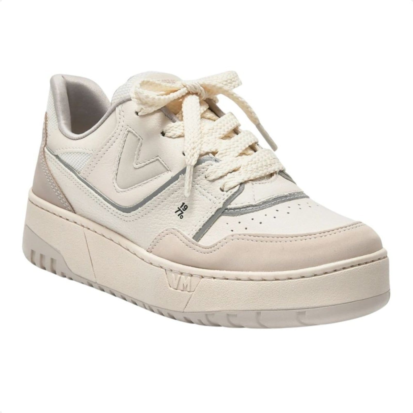 Vista 2 Tênis Casual Feminino Via Marte Off White VIA MARTE bege white