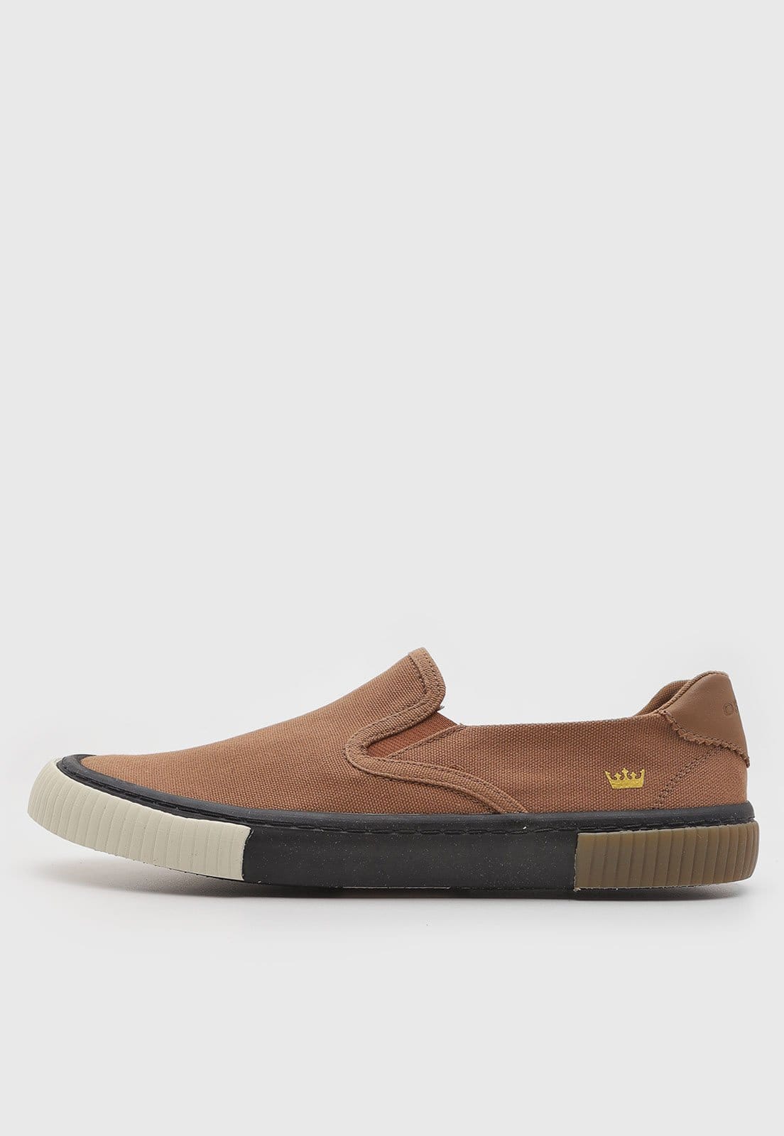 Vista principal Tênis Masculino Osklen Canvas Triple Osklen marrom