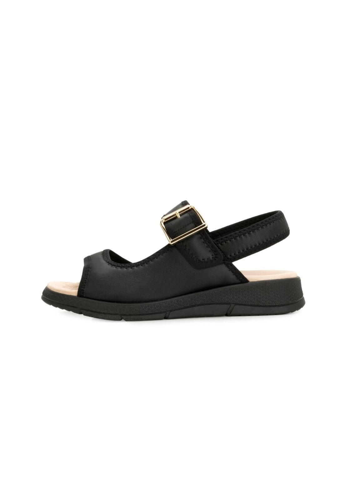 Vista 2 Sandália Piccadilly PD25-57101 Bege Piccadilly preto