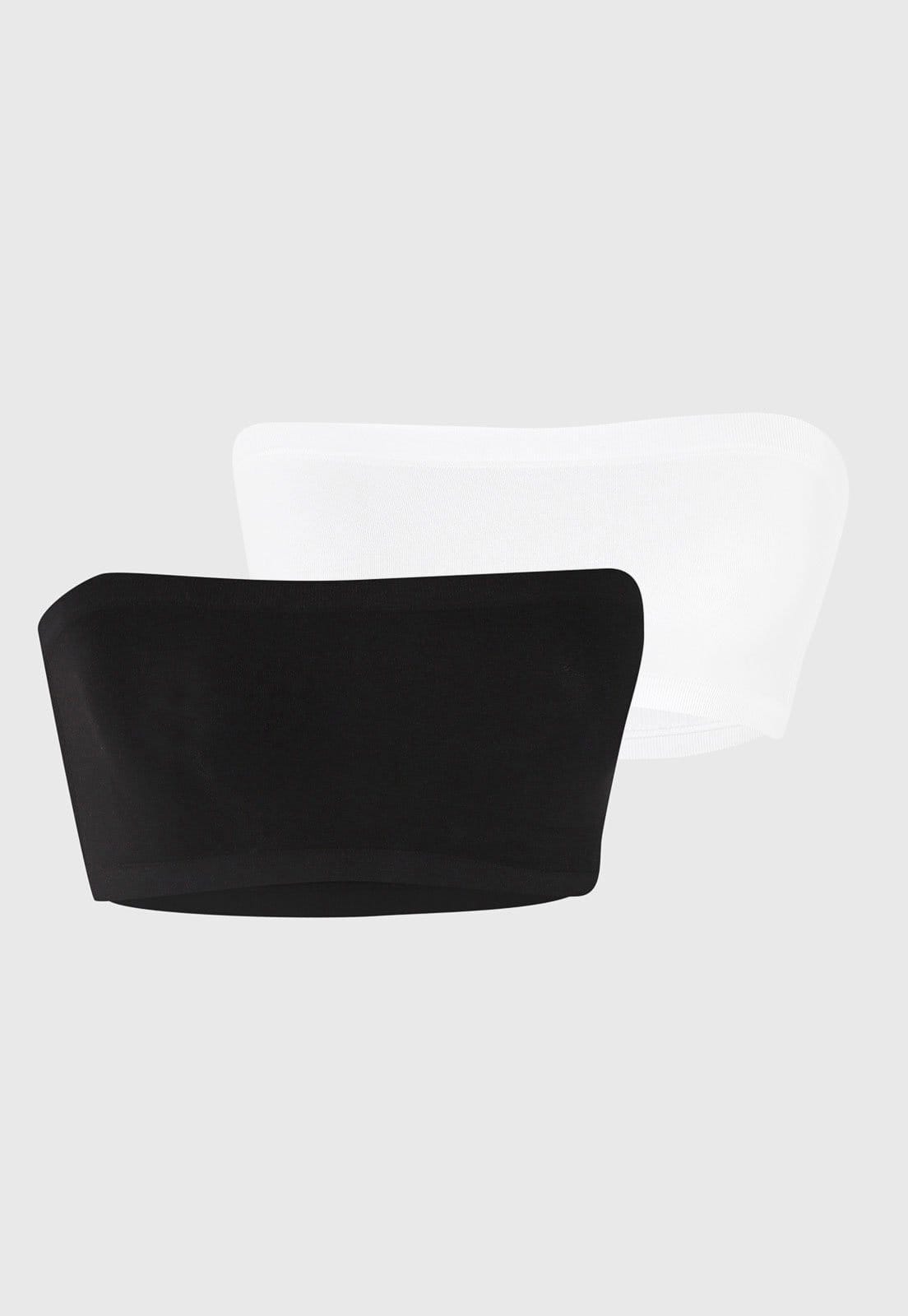 Vista 2 Kit 2pçs Top Trifil Canelado e Branco TRIFIL preto