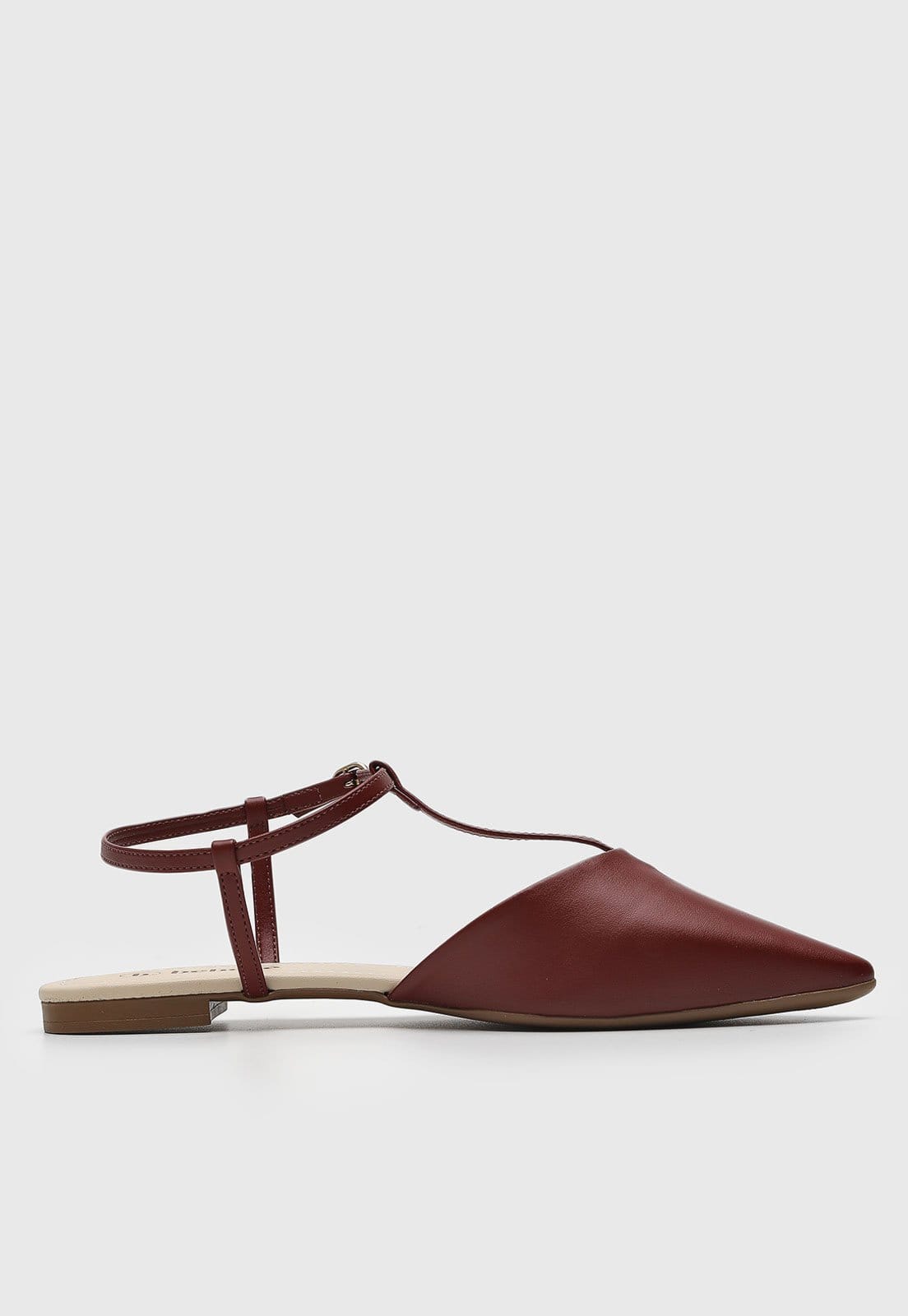 Vista 2 Sapatilha Slingback cê Lisa Bordô BEBECÊ vinho