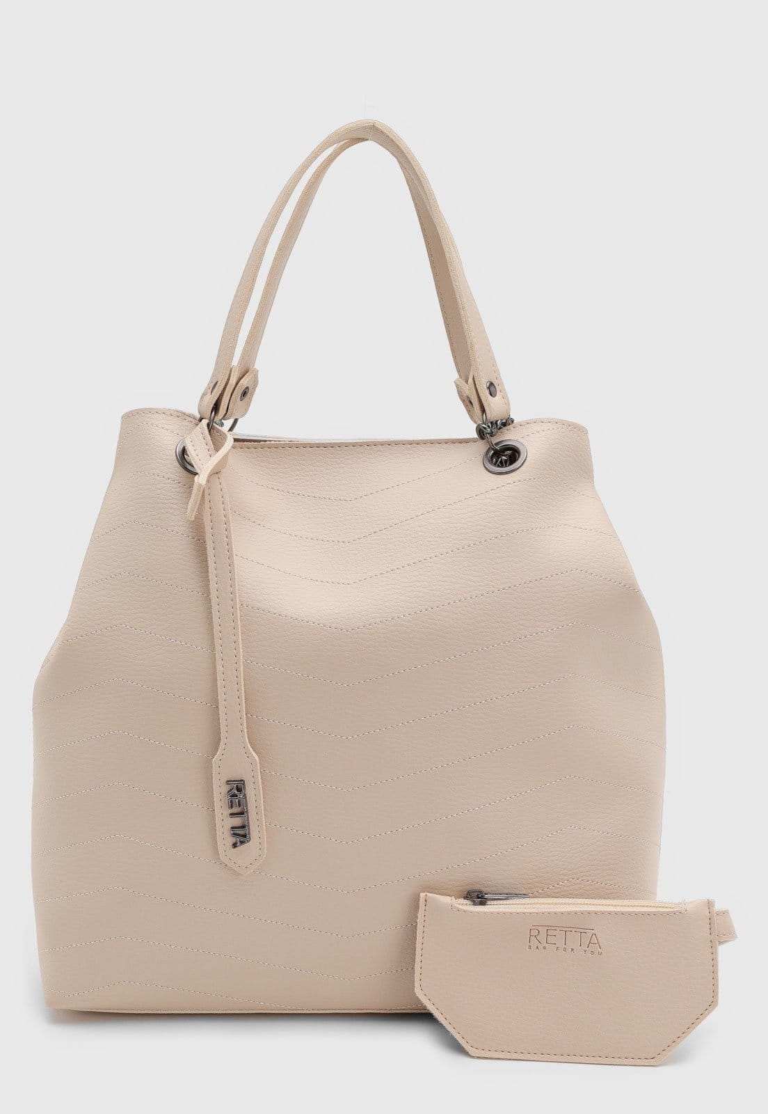 Vista 2 Bolsa Feminina Retta Valentina Corrente Off-White Retta Shoes branco white