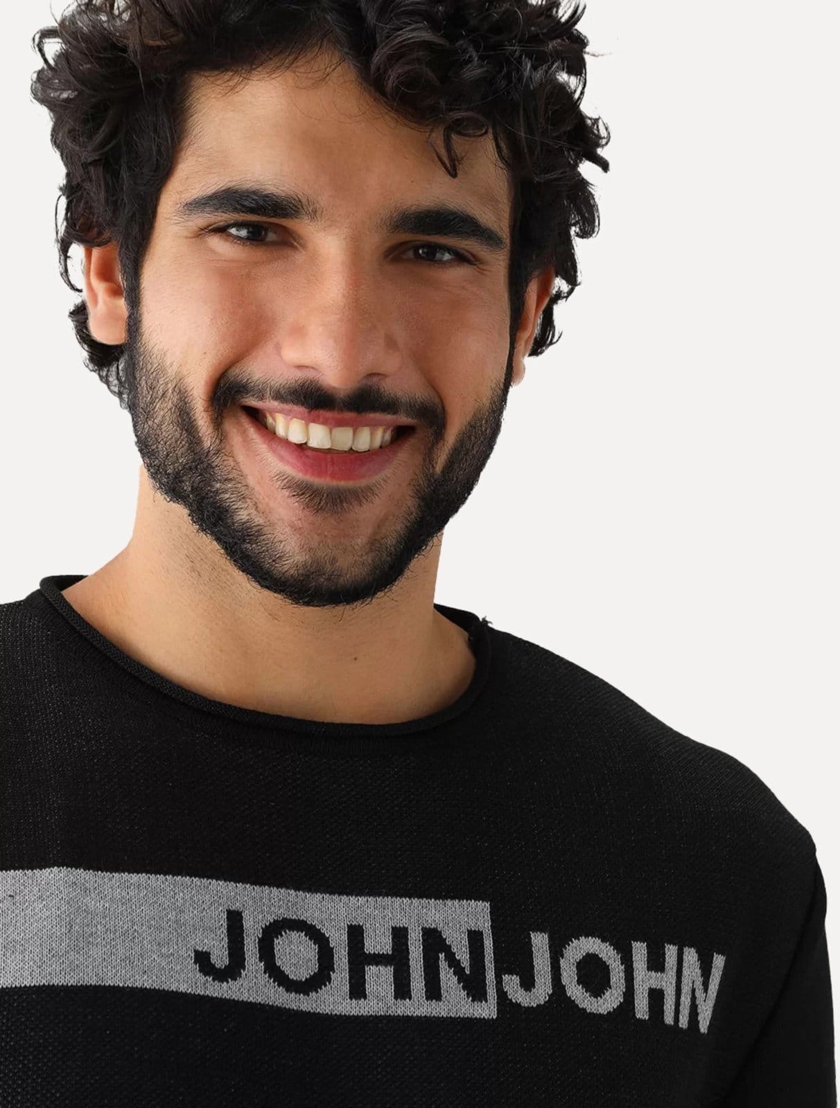 Vista 2 Tricot John John Masculino J Sash Mescla John John preto