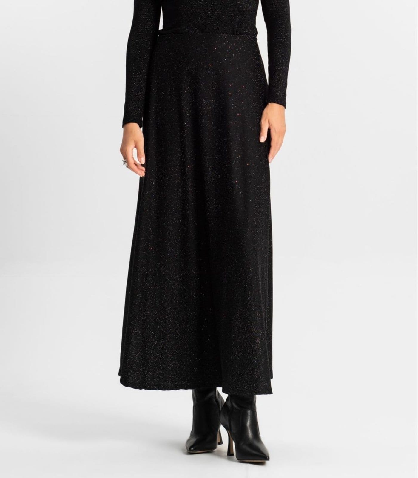 Vista 2 Saia Midi Endless Endless preto