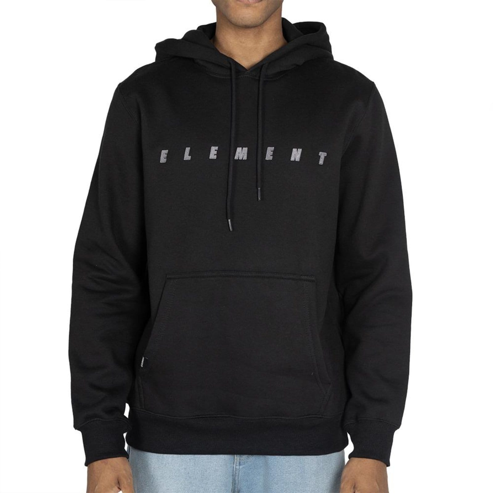 Vista principal Moletom Element Canguru Big Logo WT25 Masculino Element preto