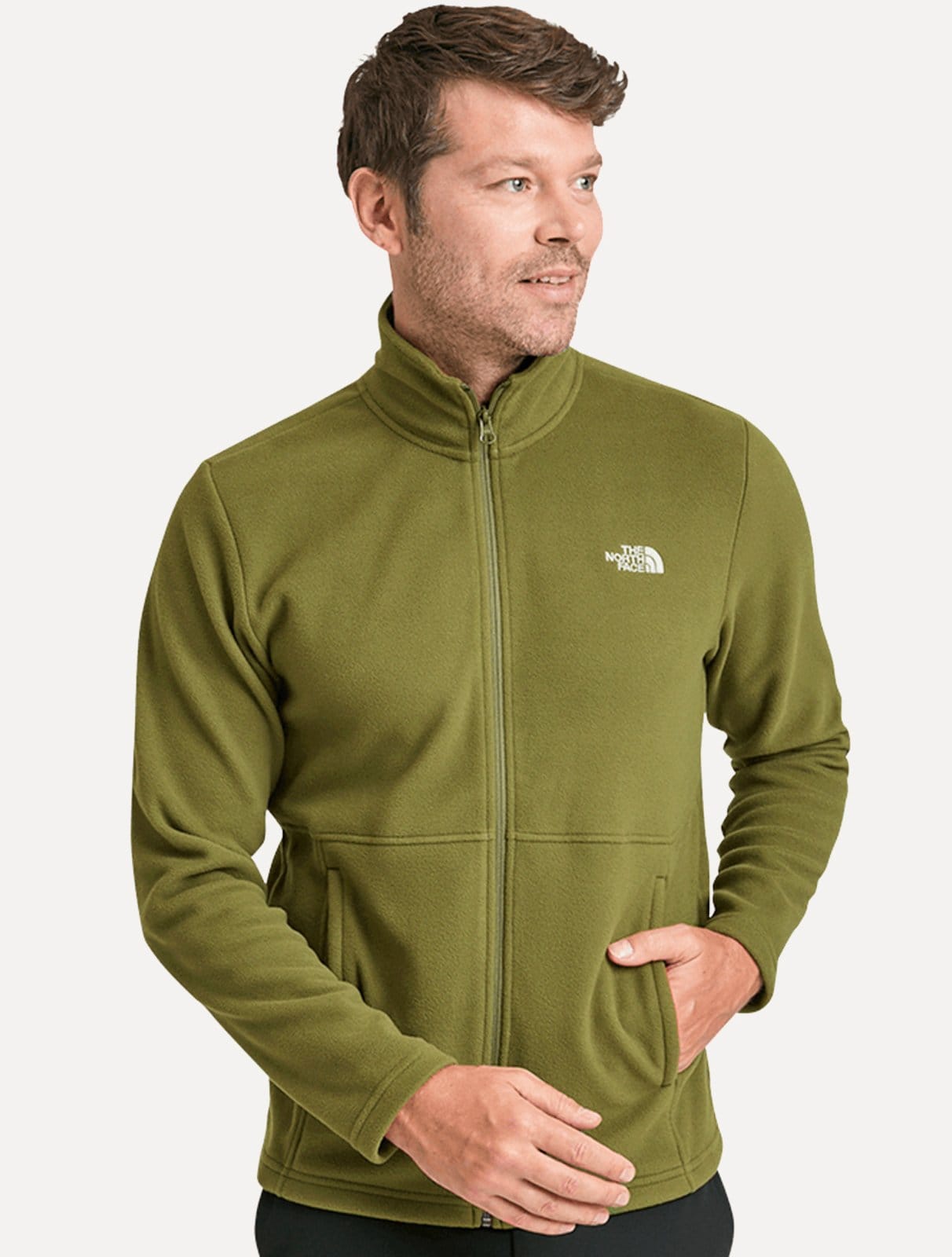 Blusa The North Face Masculina Fleece TKA 100 Glacier Full Zip