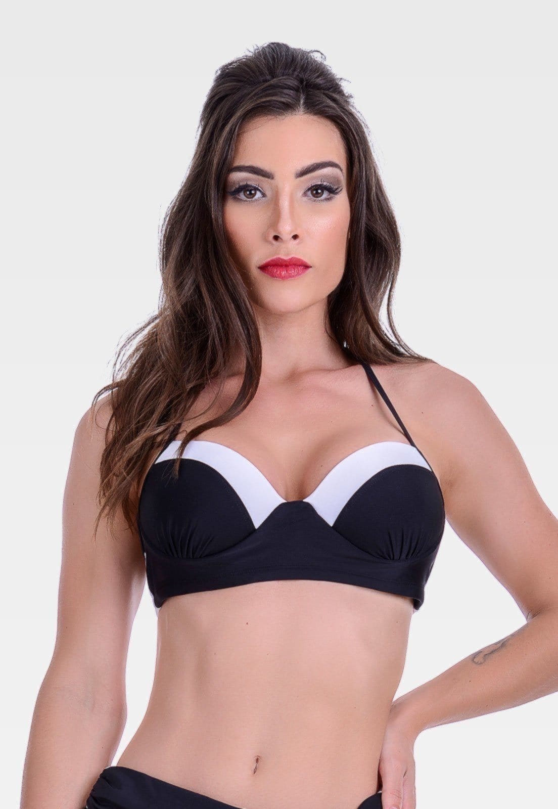 Top Summer Soul Meia Taça Com Bojo e Branco
