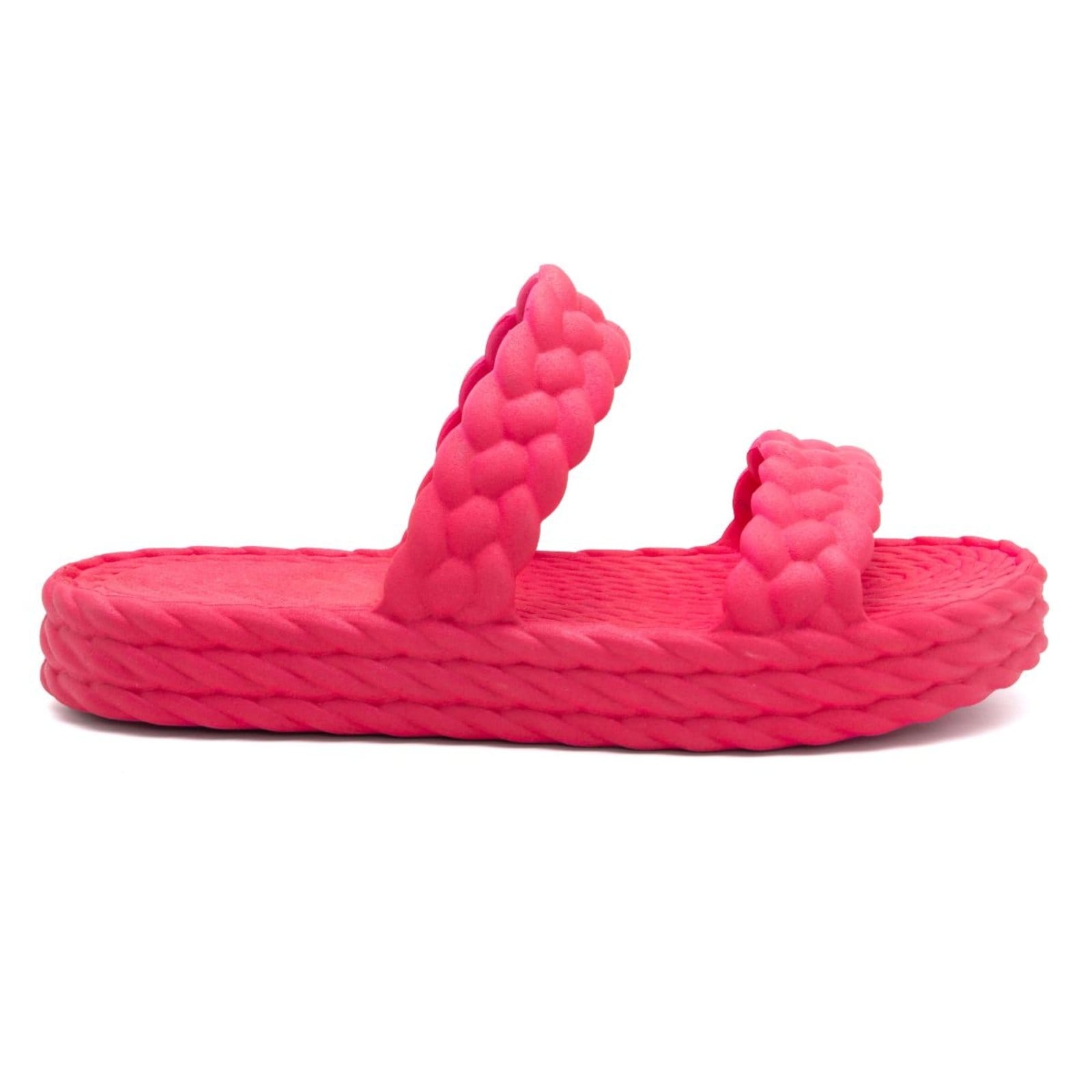 Vista 2 Chinelo Casual Feminino Veritimo Sandália Papete Rasteira Nuvem Versátil Leve Veritimo rosa