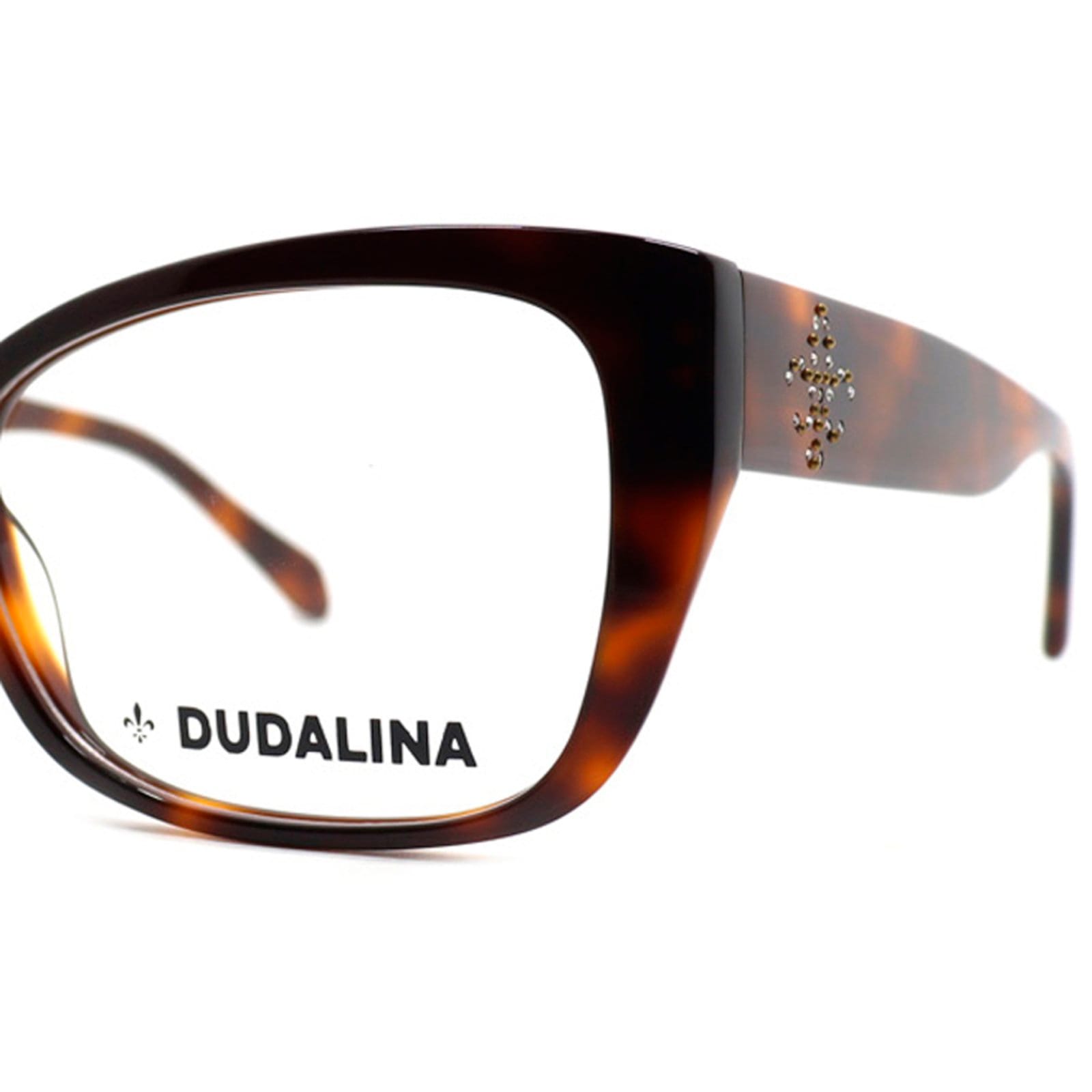 Vista 2 Armação Dudalina DUH257 AV234 Feminino Dudalina marrom