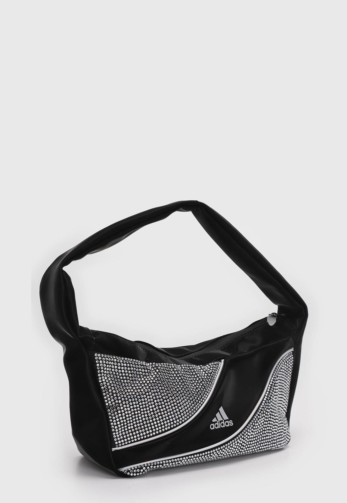 Vista 2 Bolsa Unissex adidas Originals Adilenium Shiny S Preta adidas Originals preto