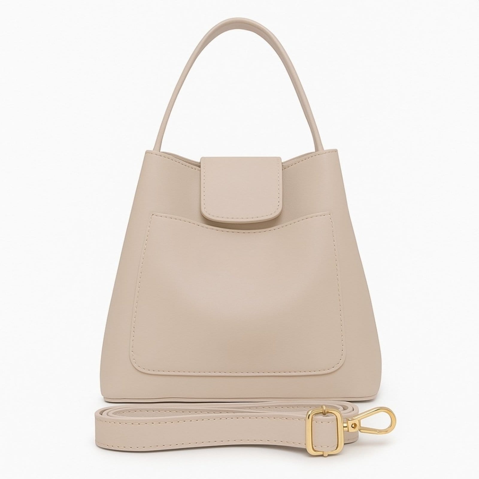 Vista 2 Bolsa Saquinho Willibags Média Com Alça Transversal - Gelo WILLIBAGS branco