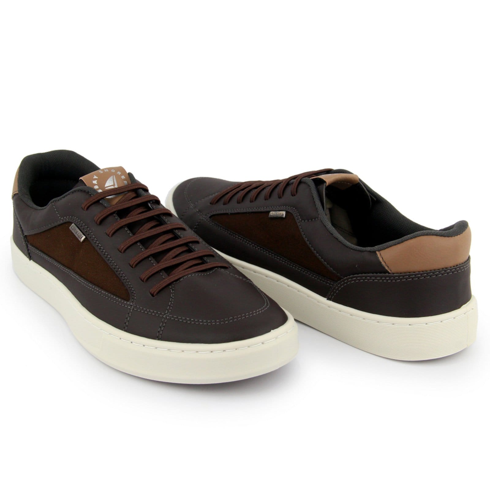 Vista 2 Sapatenis Casual Masculino Veritimo Sapato Esporte Fino Conforto Moderno Veritimo café